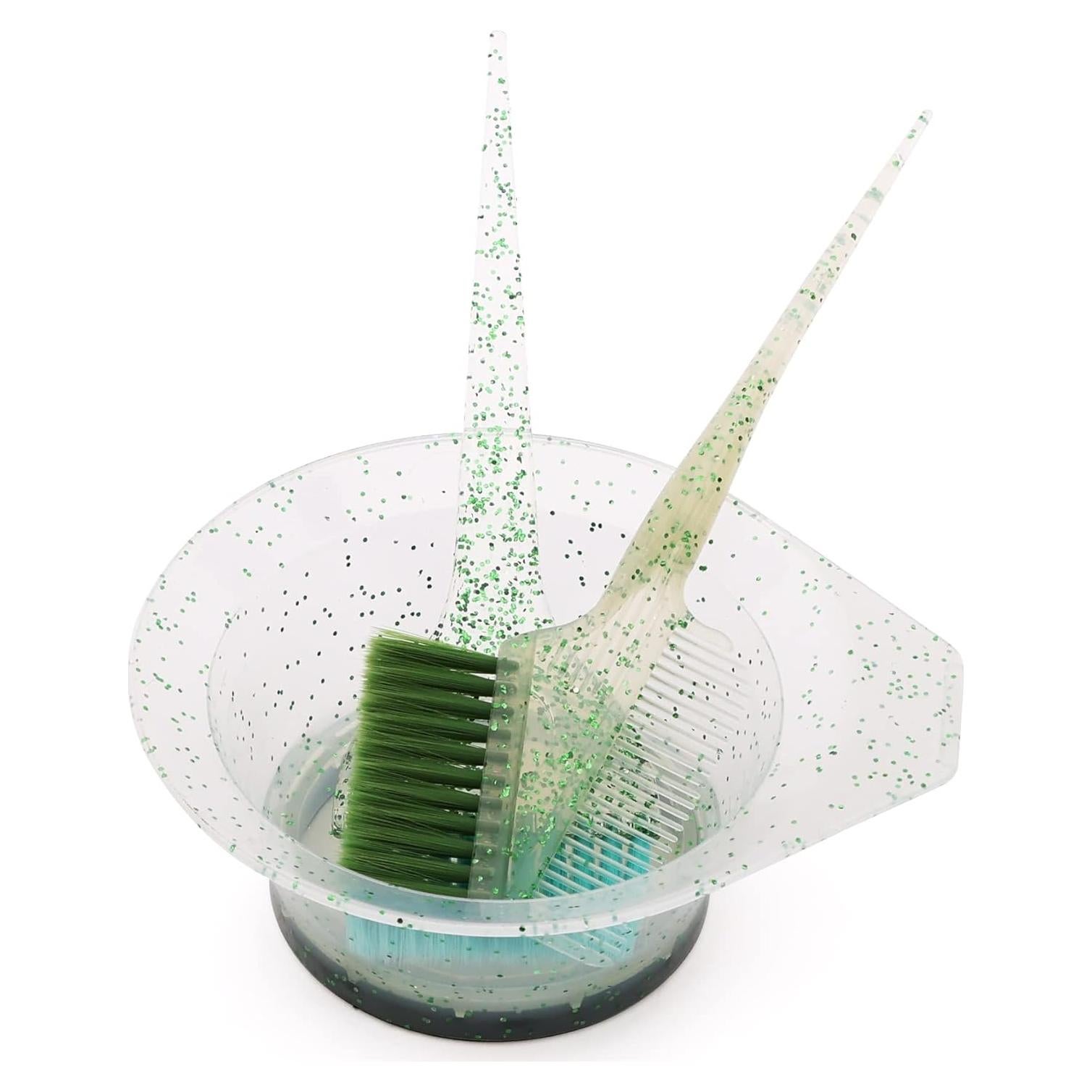 Kit de Coloración de Cabello CGBARBER - 3 Piezas con Tazón y Brochas