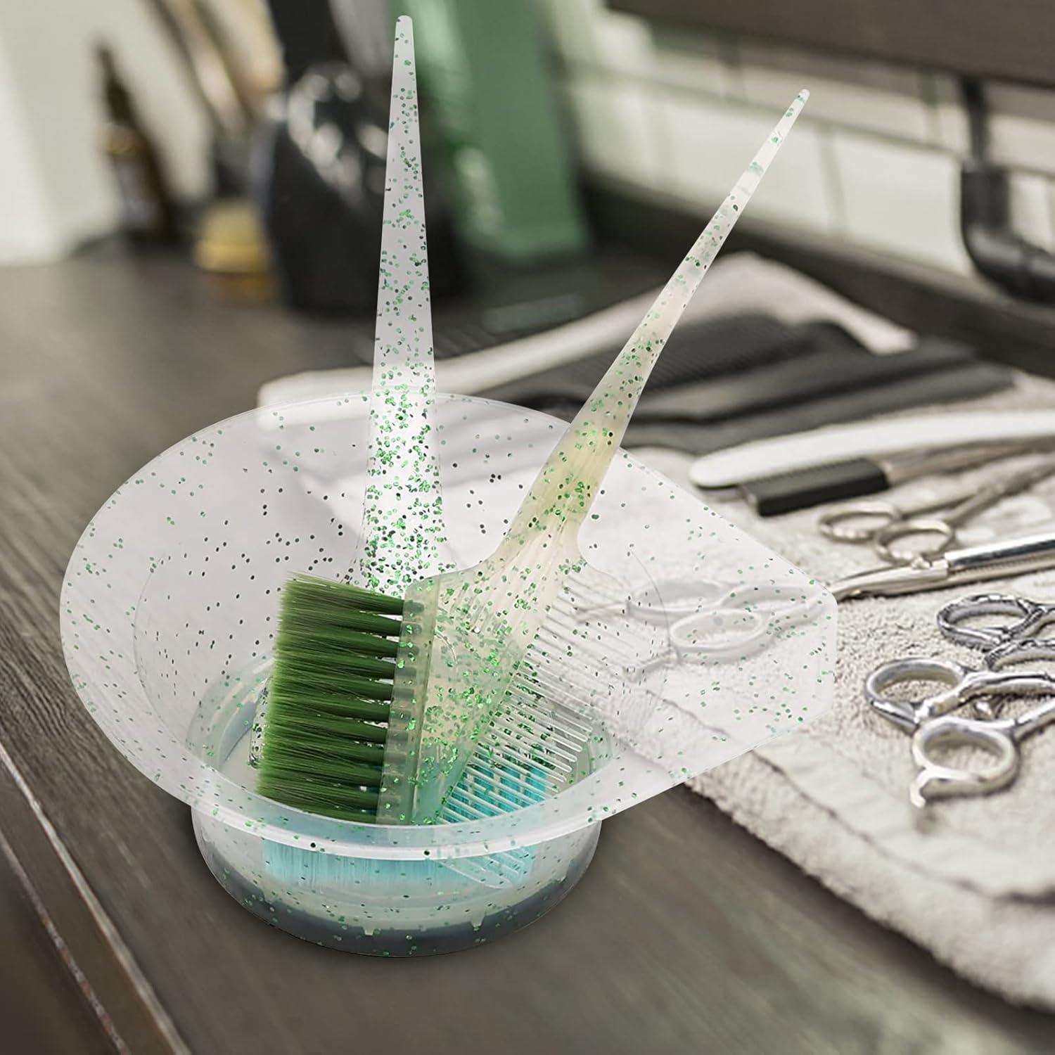 Kit de Coloración de Cabello CGBARBER - 3 Piezas con Tazón y Brochas