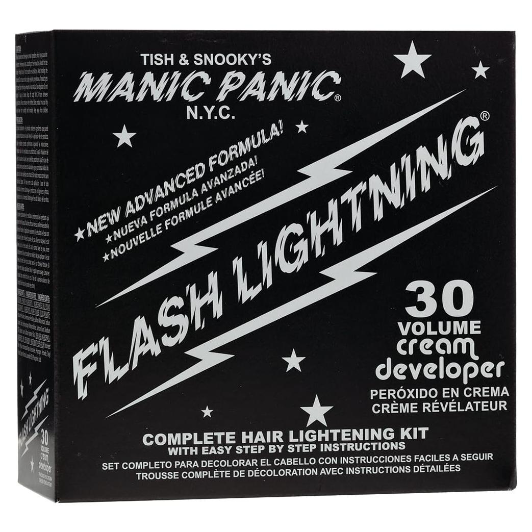 Kit de Decolorante Manic Panic 30 Volumenes - Aclara hasta 5 Niveles