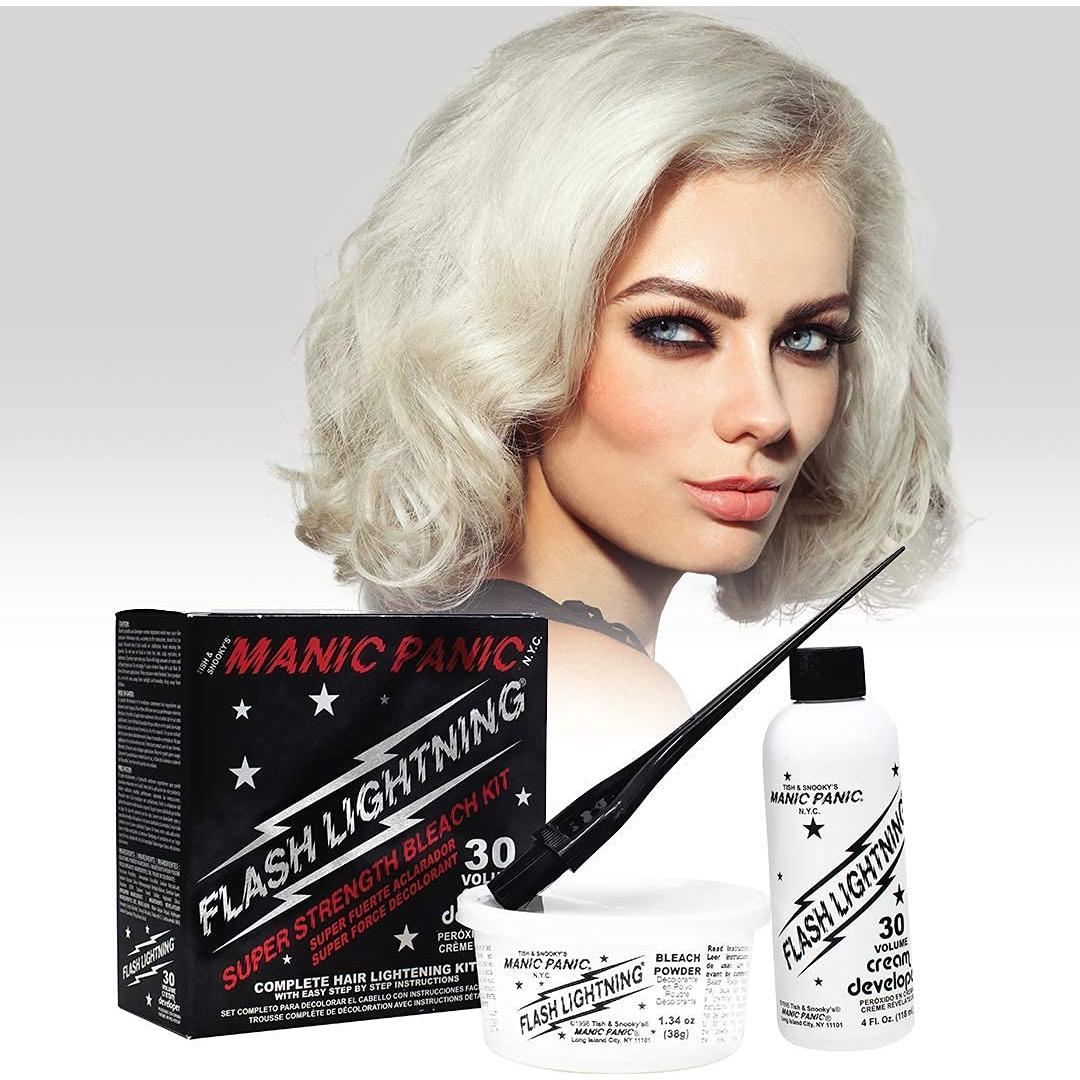 Kit de Decolorante Manic Panic 30 Volumenes - Aclara hasta 5 Niveles