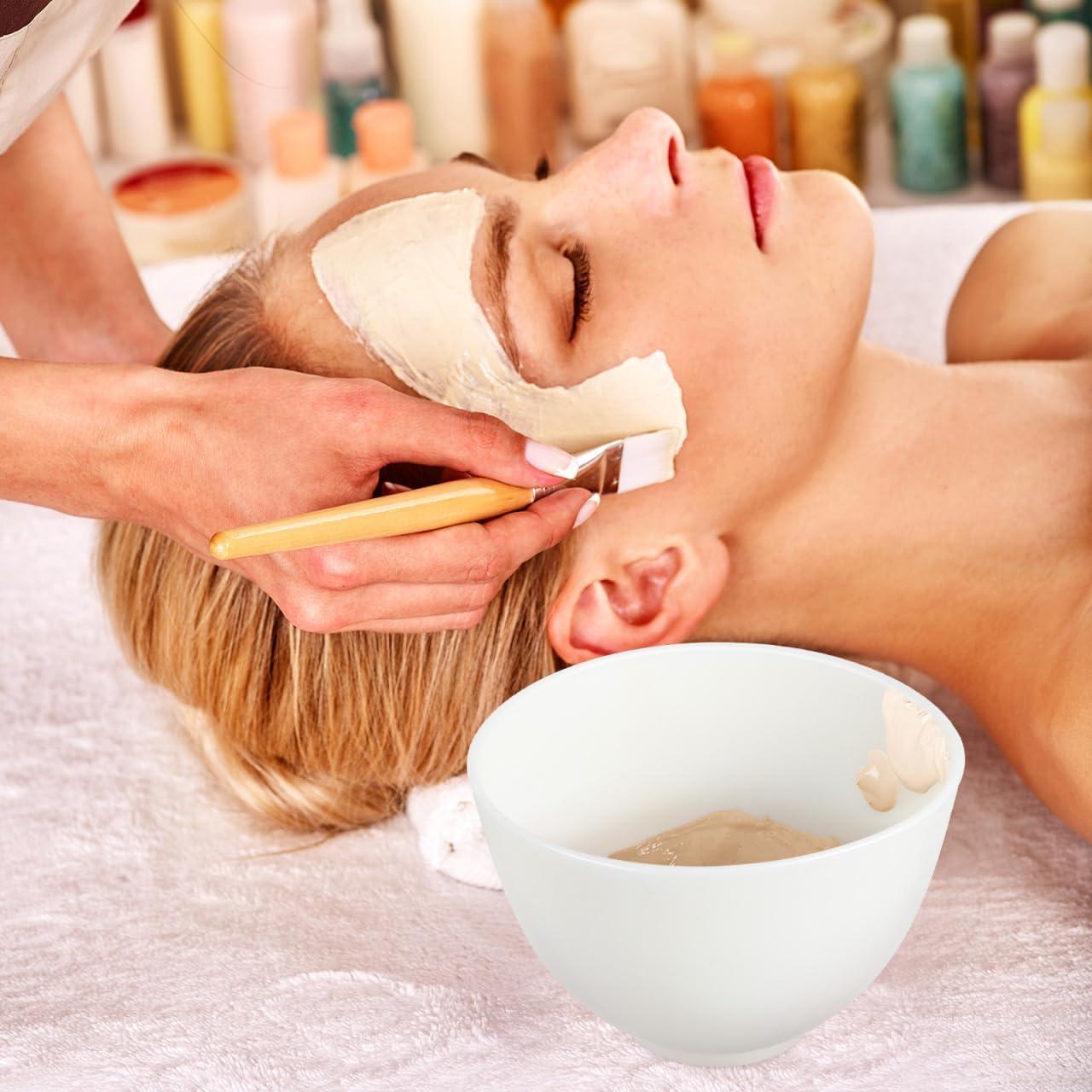 Set de 5 Tazones de Mezcla de Silicona Minkissy para Máscaras Faciales