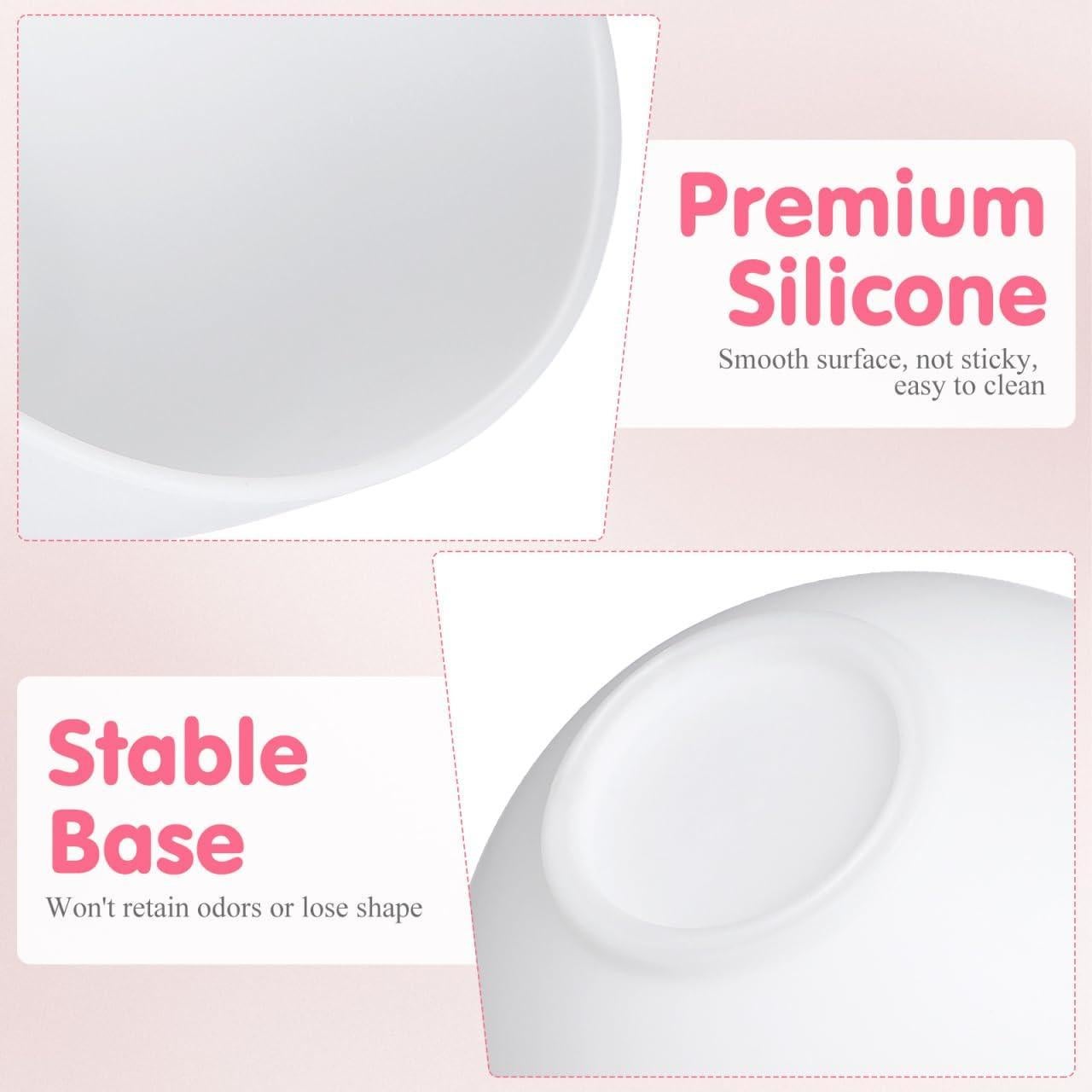 Set de 5 Tazones de Mezcla de Silicona Minkissy para Máscaras Faciales