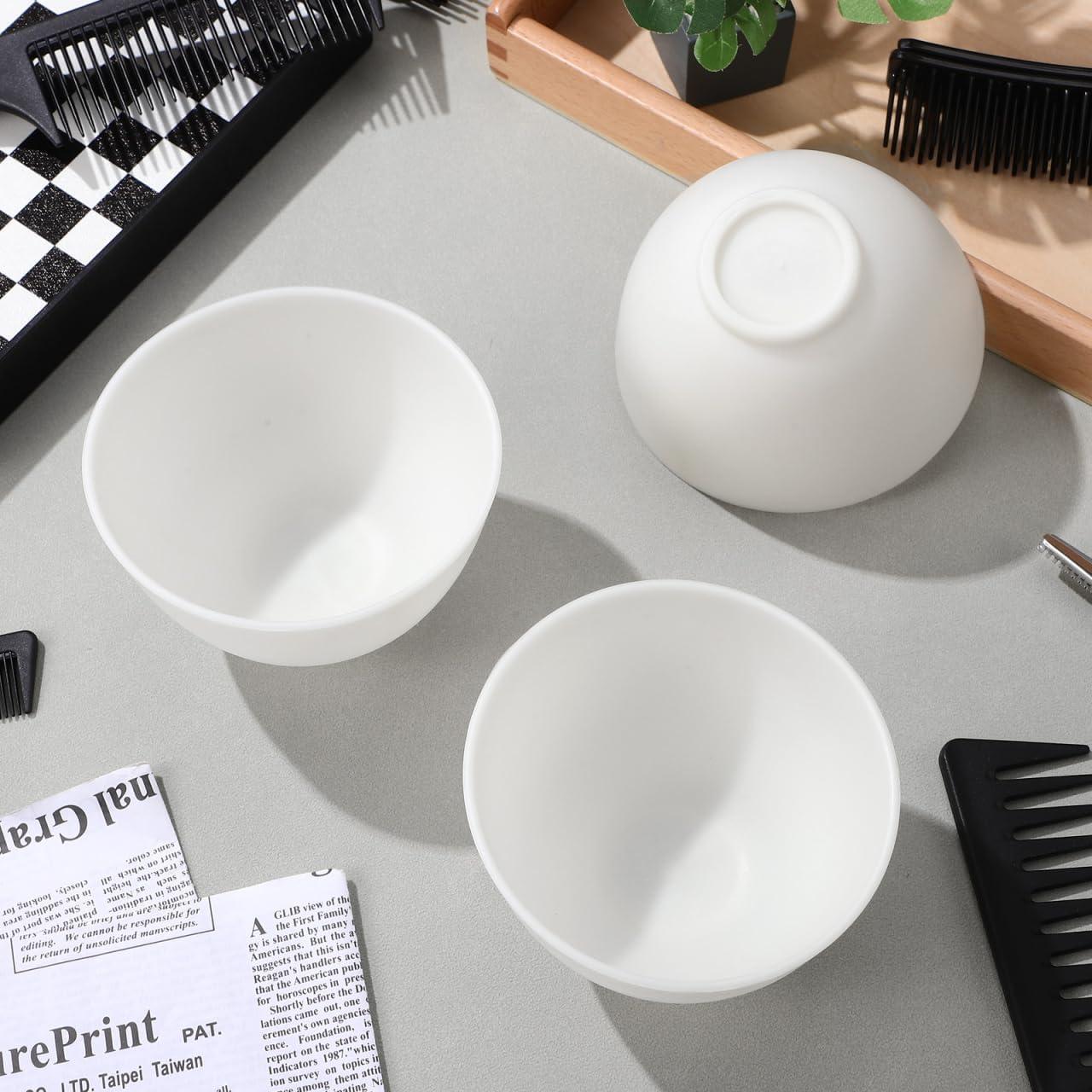 Set de 5 Tazones de Mezcla de Silicona Minkissy para Máscaras Faciales