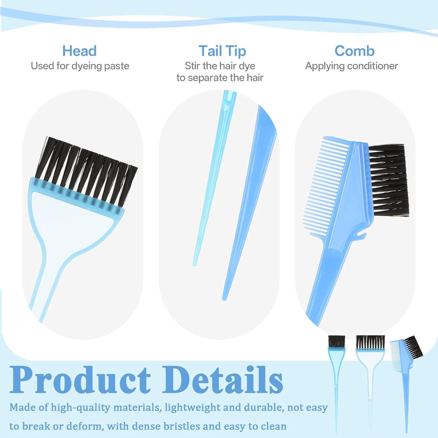 Kit Profesional de Tinte para Cabello Vin Beauty - 3 Piezas