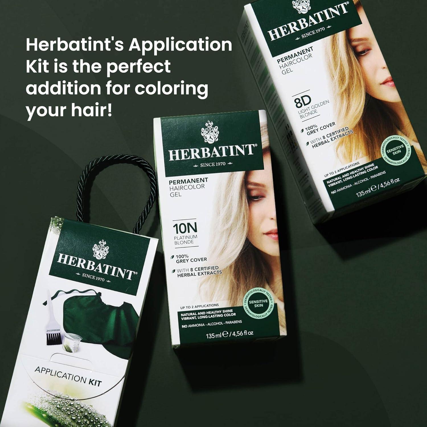 Kit de Aplicación de Color para Cabello Herbatint - Brocha, Capa y Taza Medidora