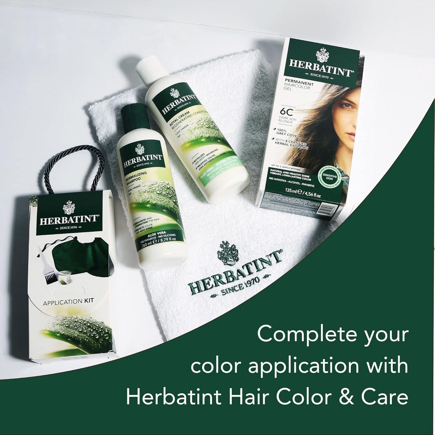 Kit de Aplicación de Color para Cabello Herbatint - Brocha, Capa y Taza Medidora
