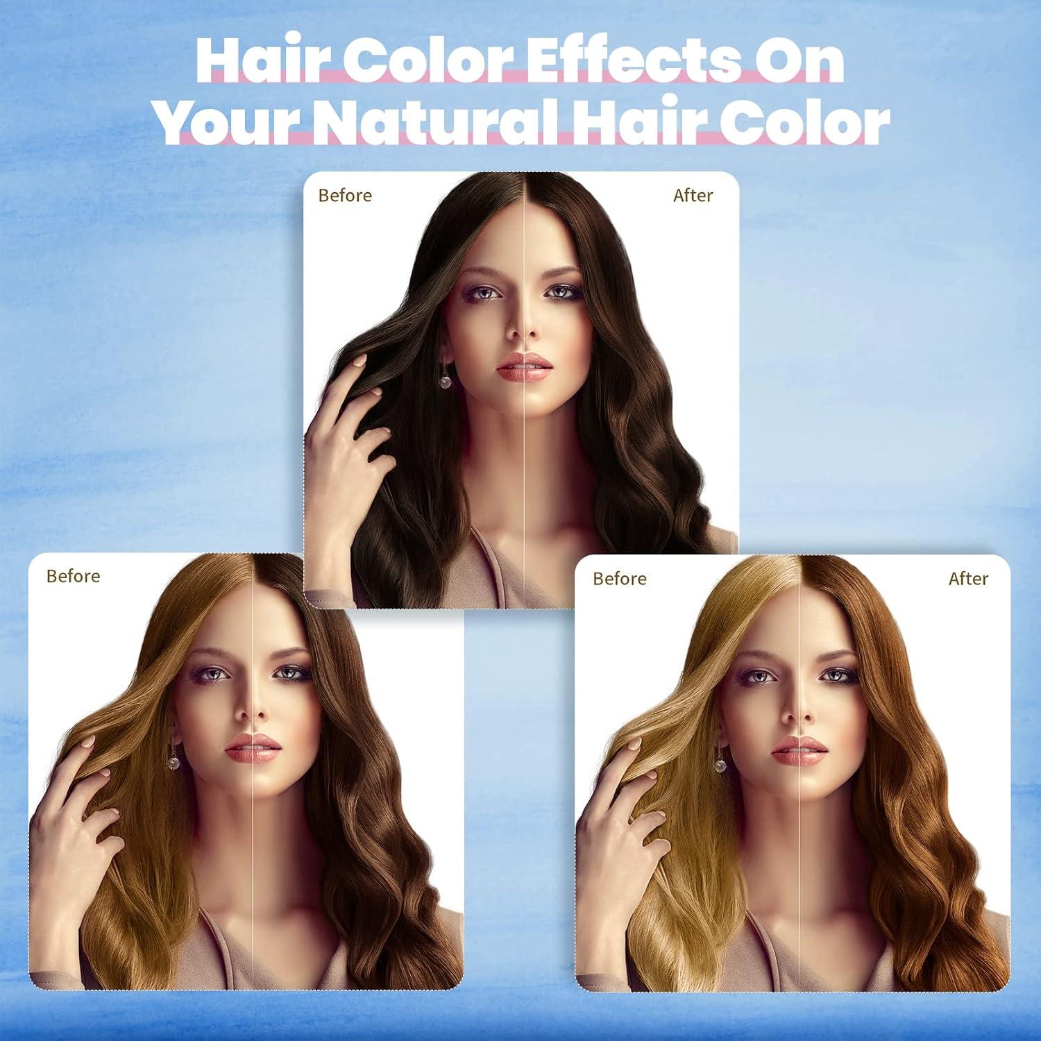 Champú Tinte IIIMEIDU 500ml Marrón Oscuro 3 en 1 Herbal