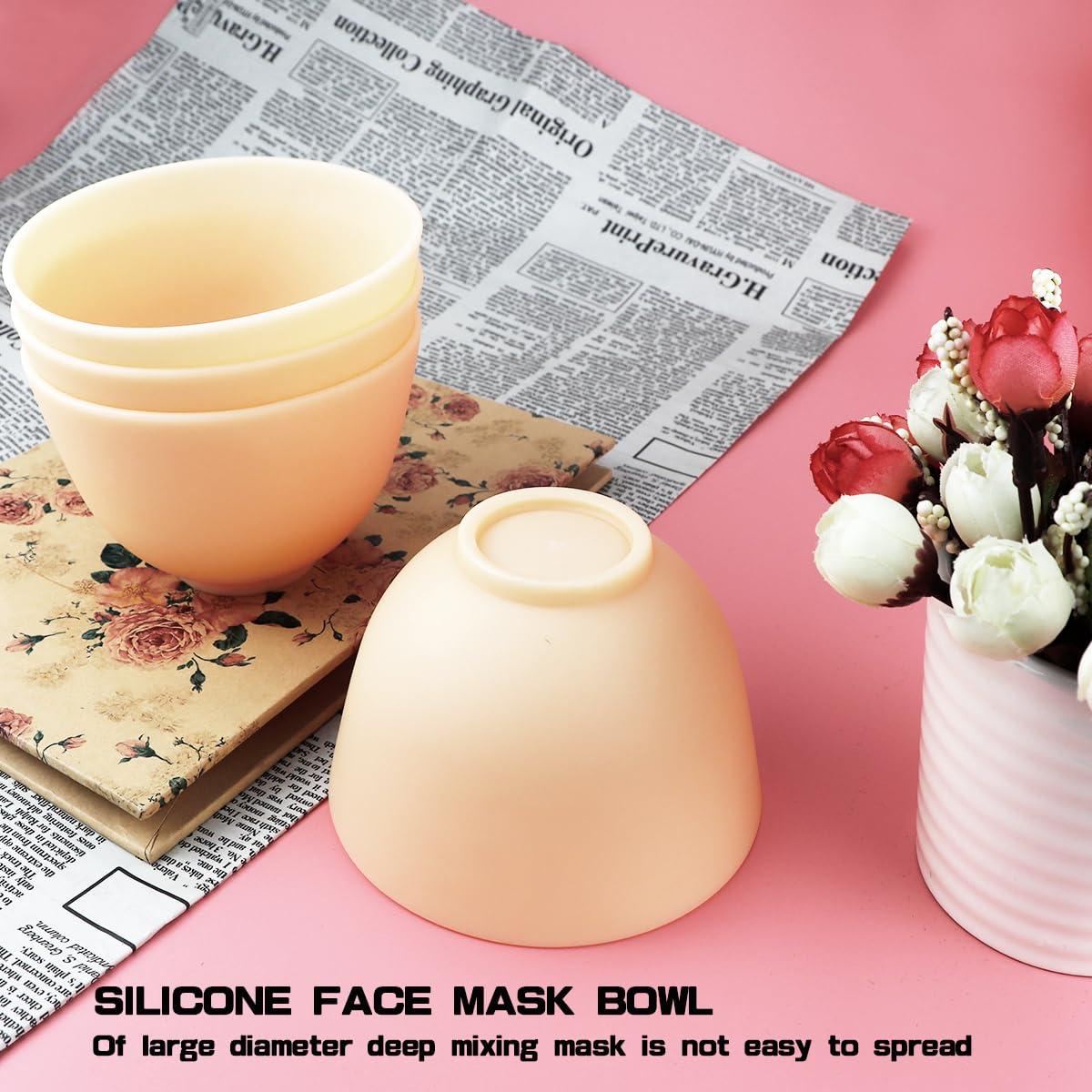 Tazón Mezclador de Silicona Katigate 10 cm 4 Pcs Amarillo