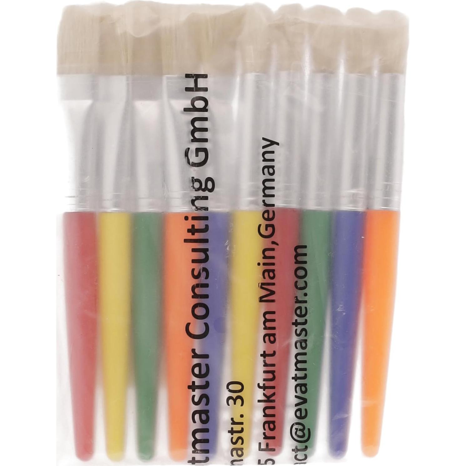 Conjunto de Pinceles de Pintura Anezus para Niños - 10 Piezas