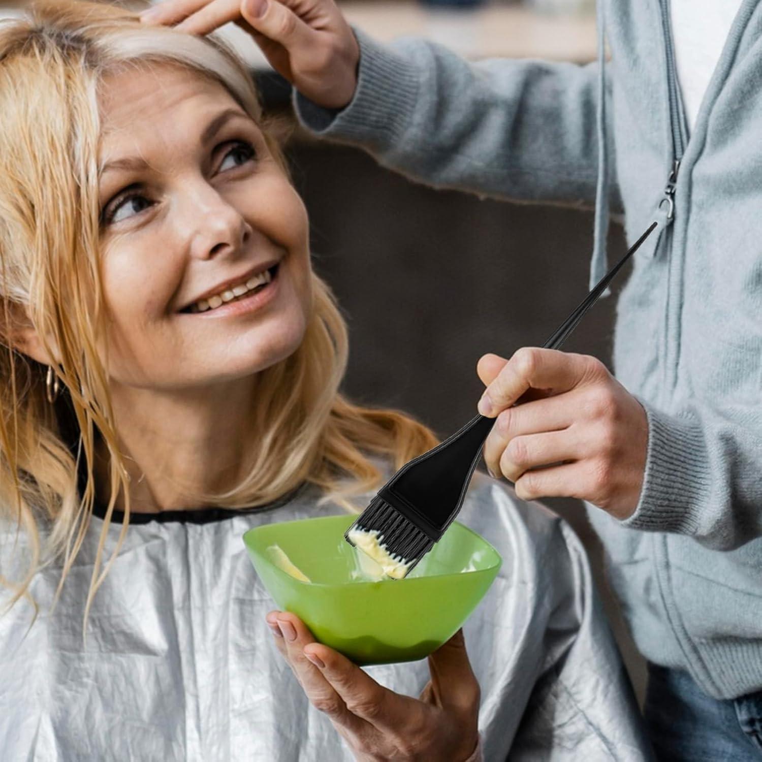 Set de 3 Brochas para Tinte de Cabello - Aplicación Profesional