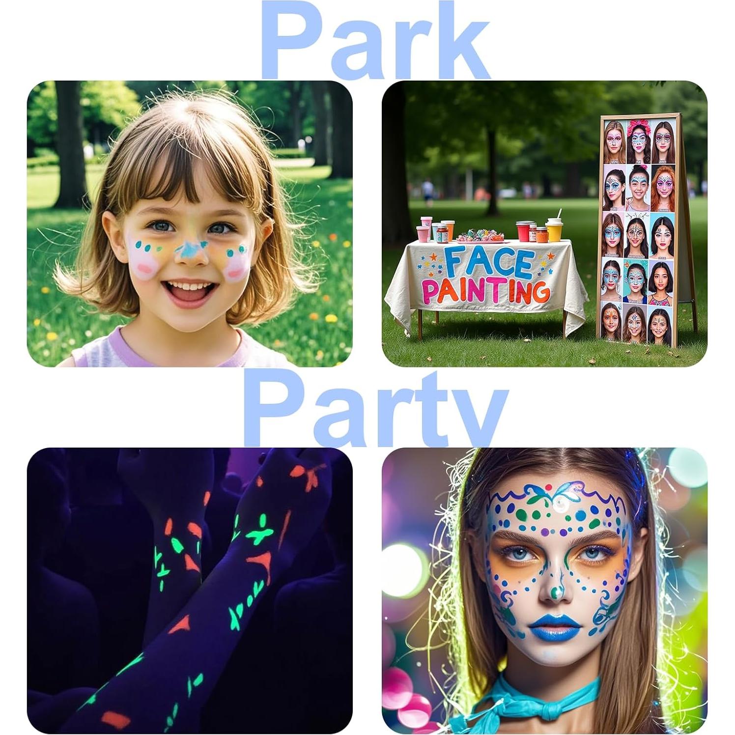 Juego de Pinceles para Pintura Facial COBBIA 15 Piezas