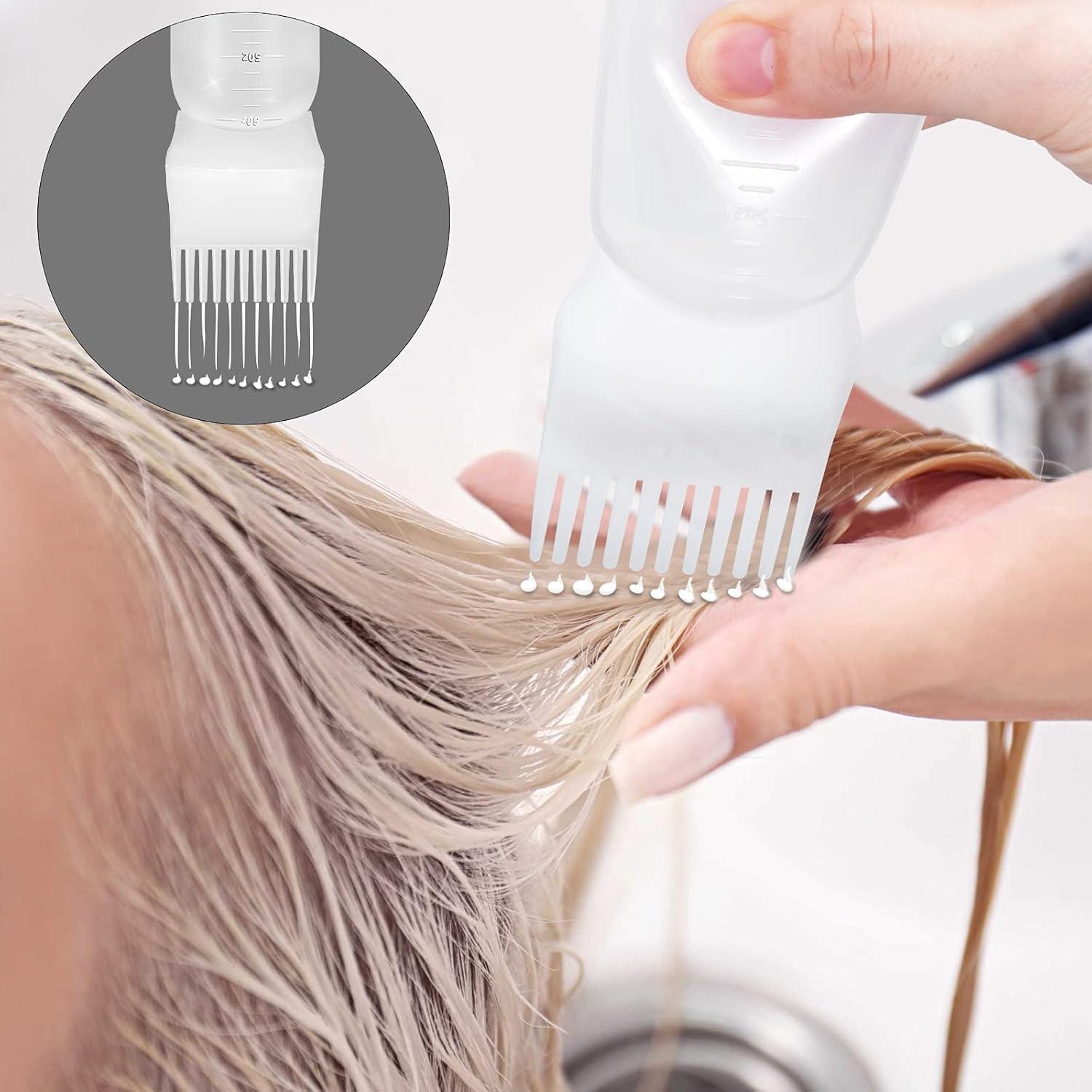 4 Botellas Aplicadoras de Tinte para Cabello ONLYFU 177 ml