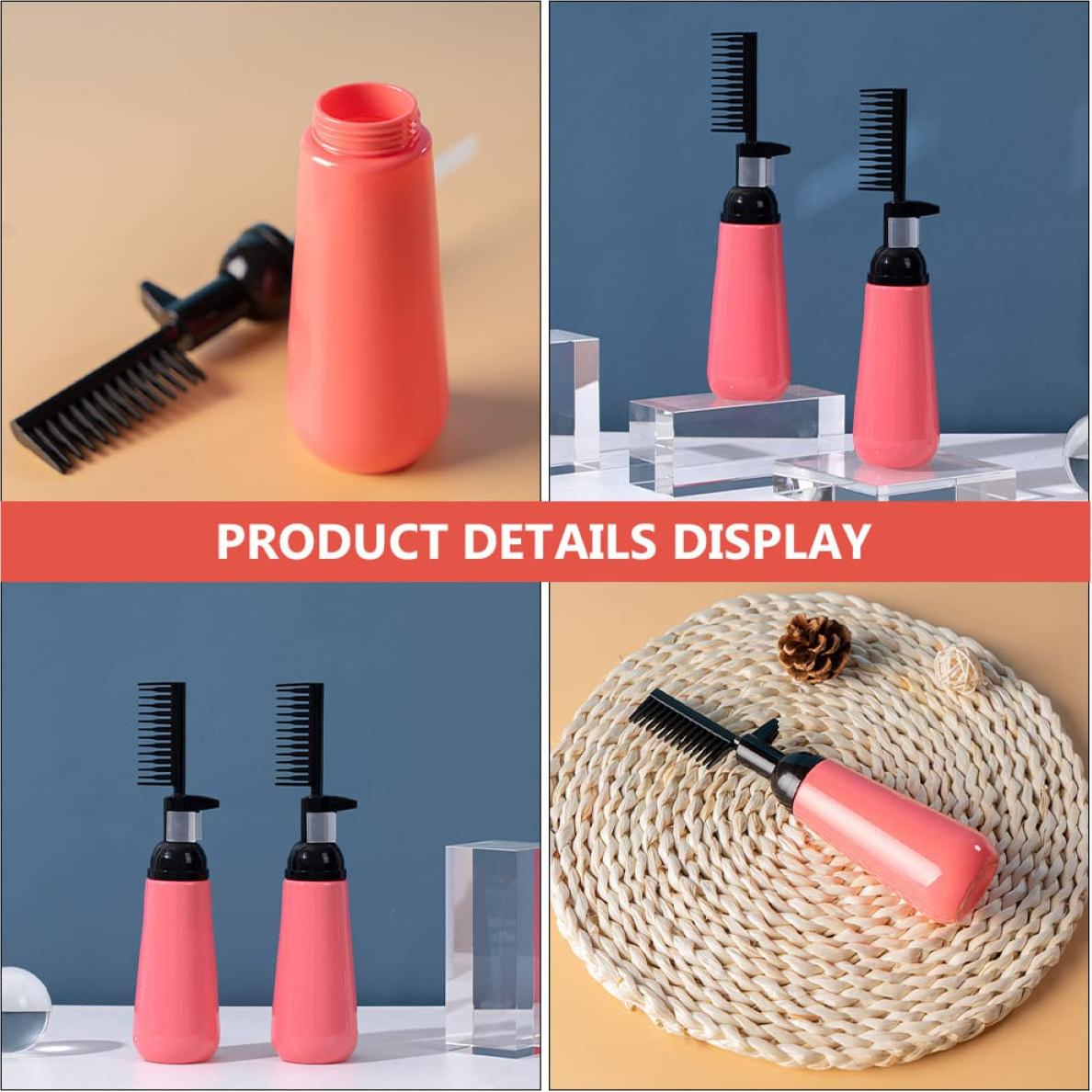 Botellas Aplicadoras de Tinte para Cabello Lurrose - 2pcs 130ml y 200ml