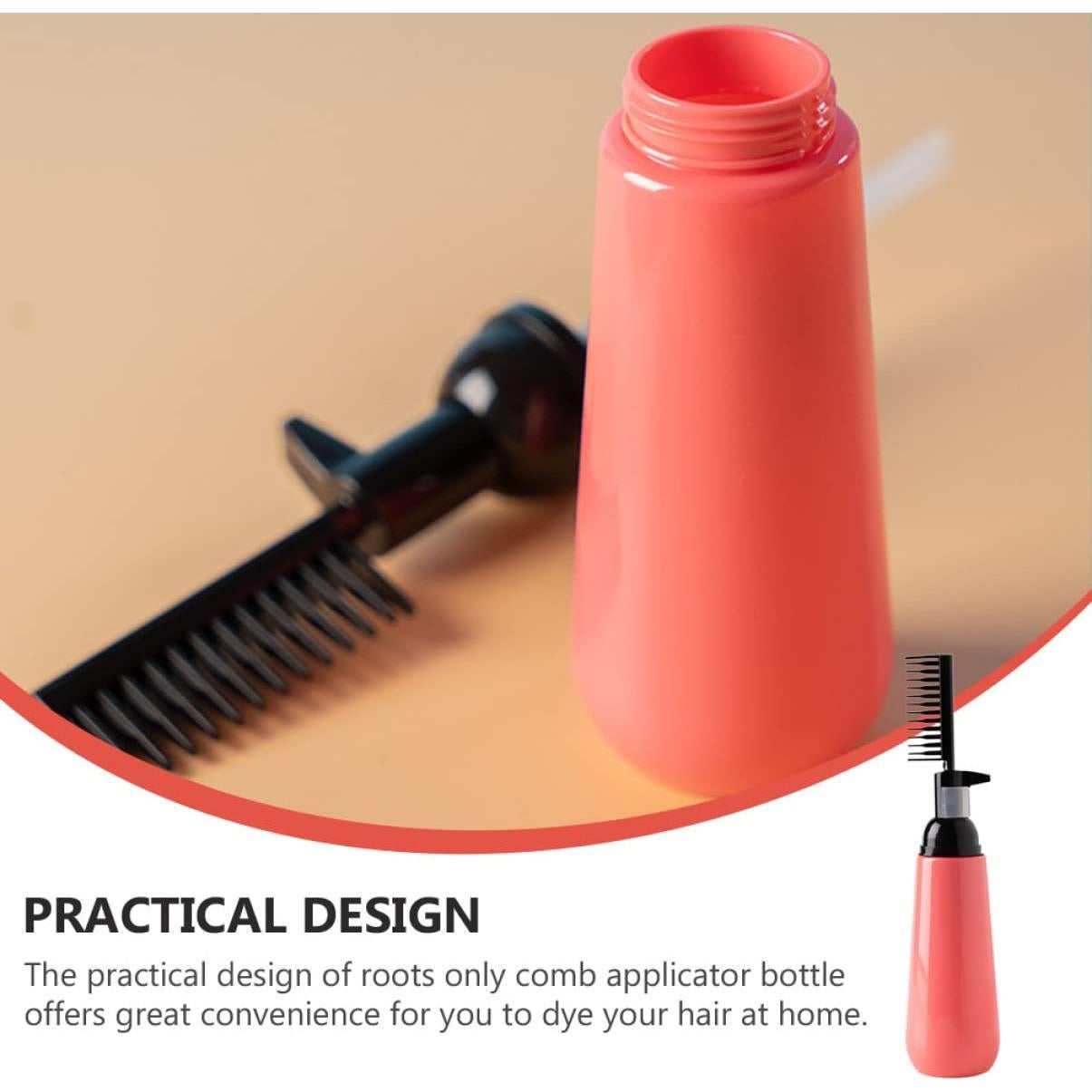 Botellas Aplicadoras de Tinte para Cabello Lurrose - 2pcs 130ml y 200ml