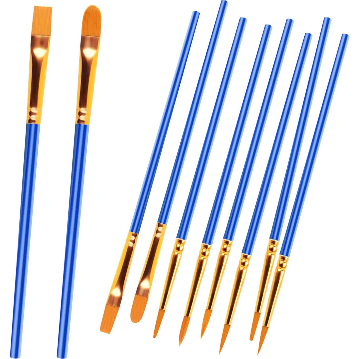 Juego de Pinceles de 20 Piezas MUUZLL para Acuarela y Acrílico