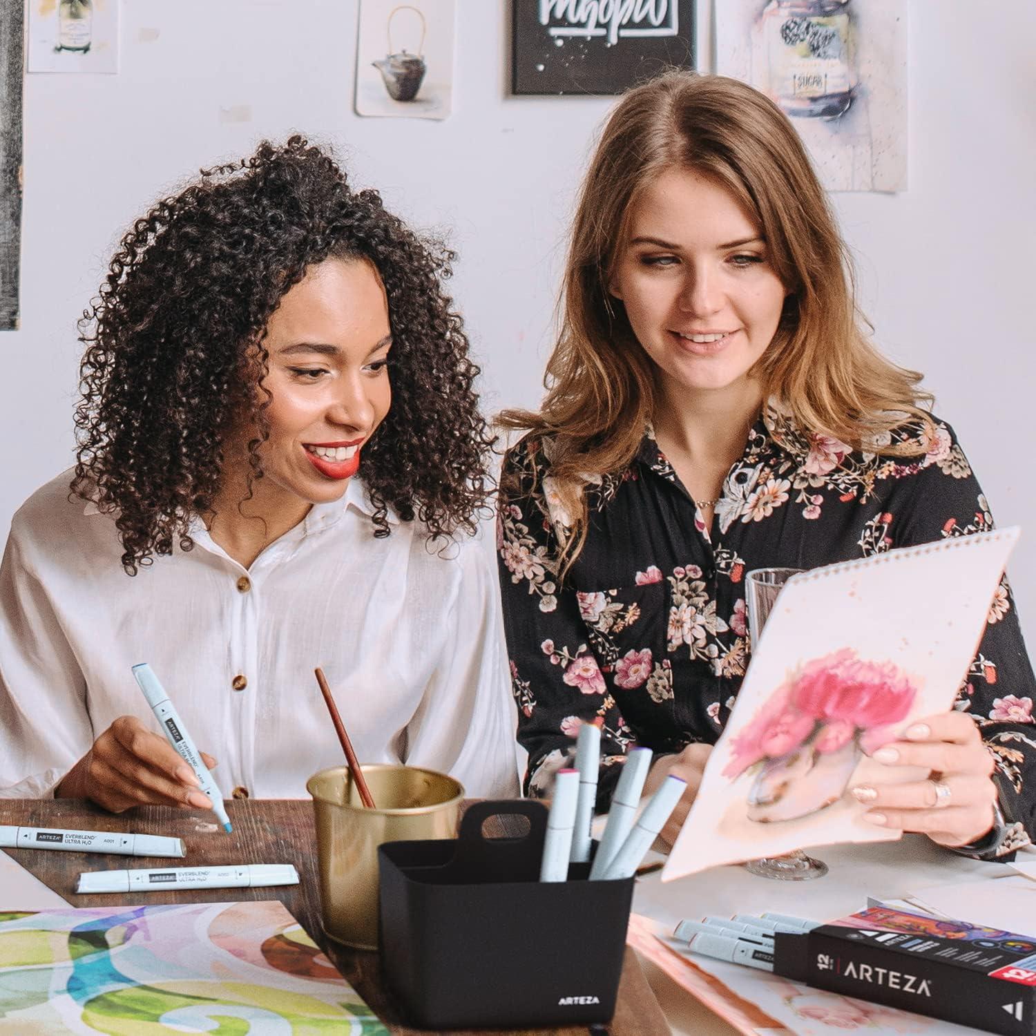 Marcadores Acuarelables ARTEZA 12 Tonos Vintage Doble Punta