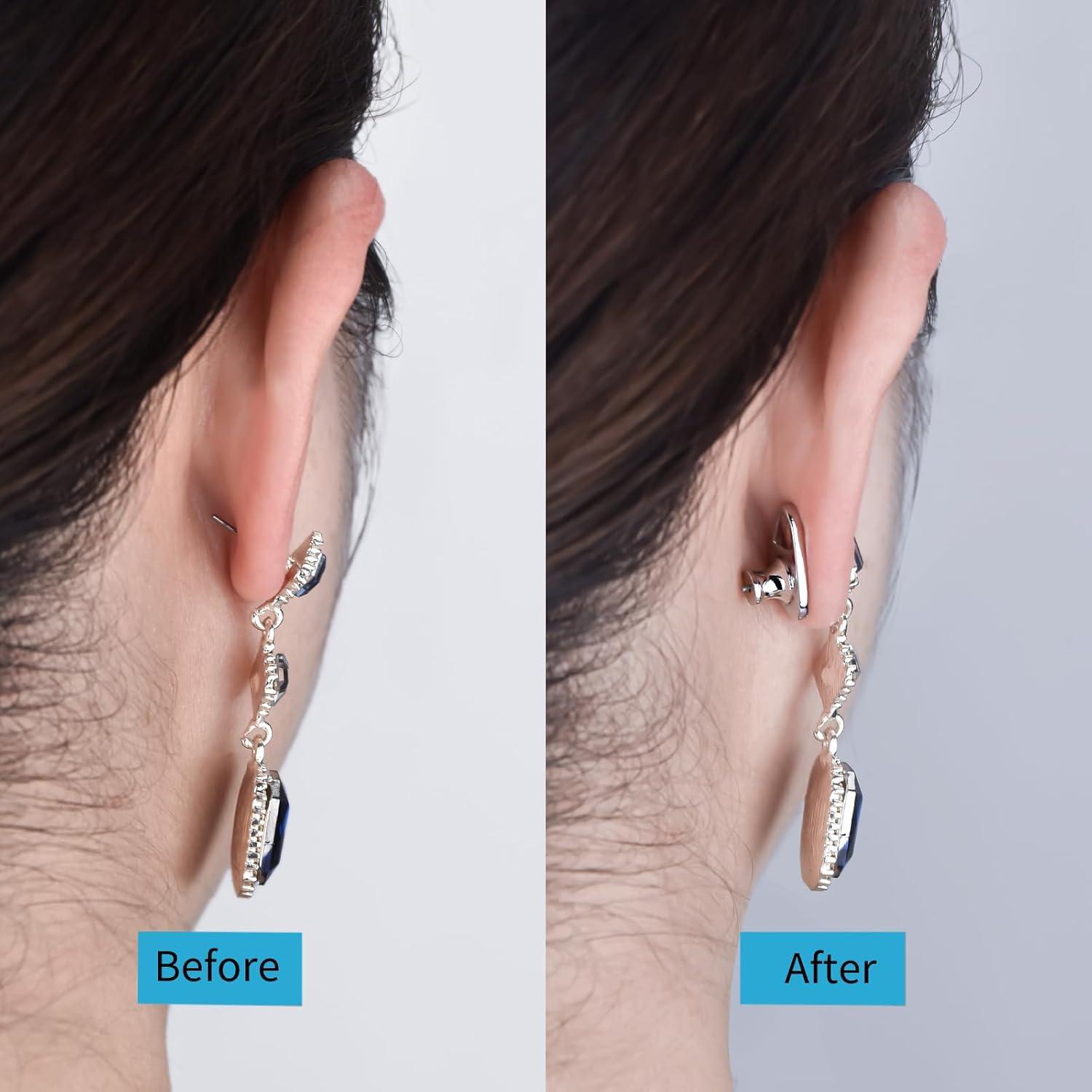 Respaldos de Pendientes DCRSLB Triángulo 4 Pcs Hipoalergénicos