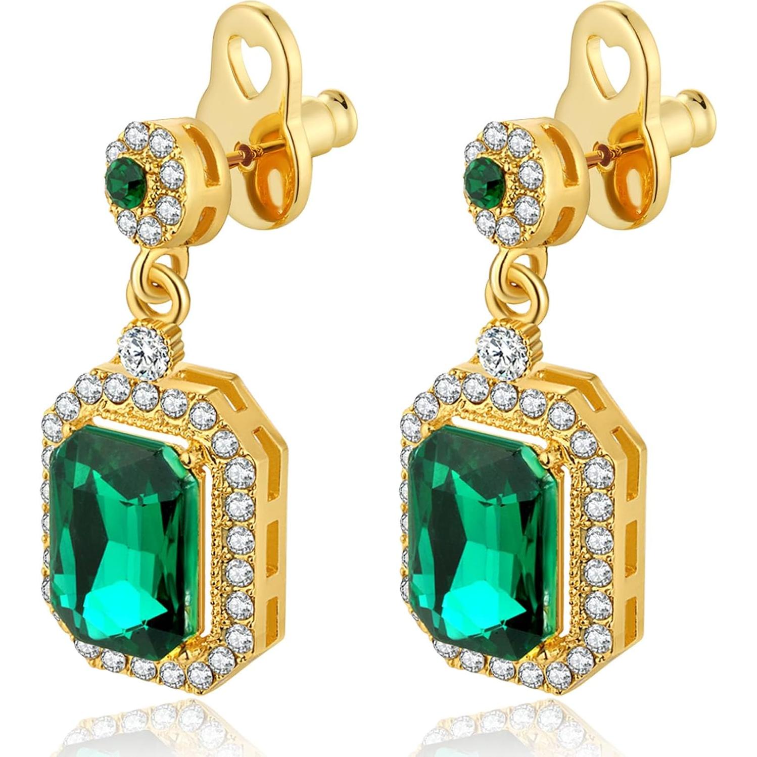 Soportes para Pendientes Hazifes 6 Pcs Dorados con Bloqueo