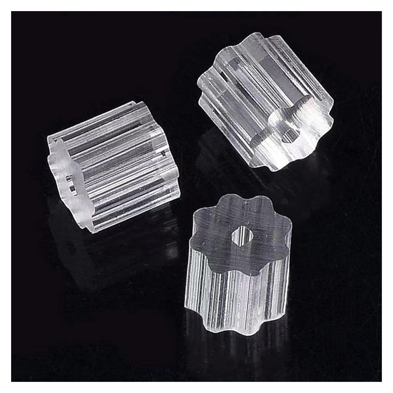 Tapones de Silicona Hipoalergénicos Melimarry 200 Piezas Transparentes