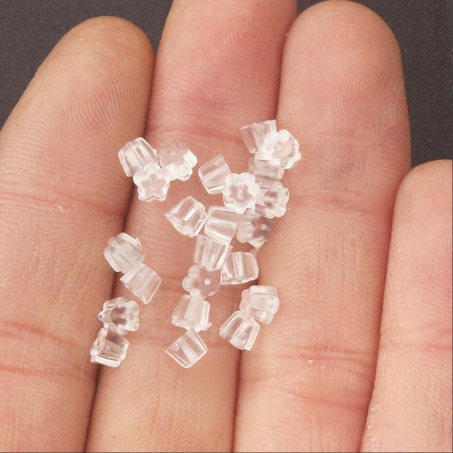 Respaldos de Aretes de Silicona Meniala - 200 Tapones Hipoalergénicos