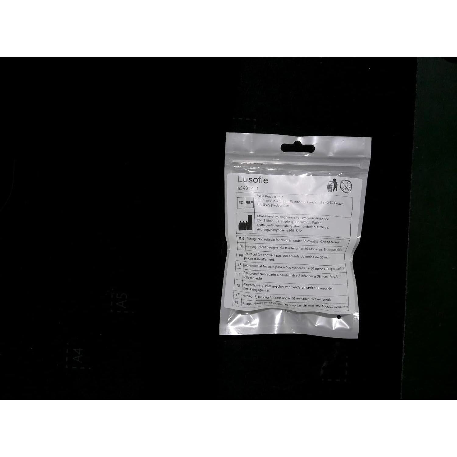 40 Soportes para Pendientes Caídos Lusofie Acrílico Silicona