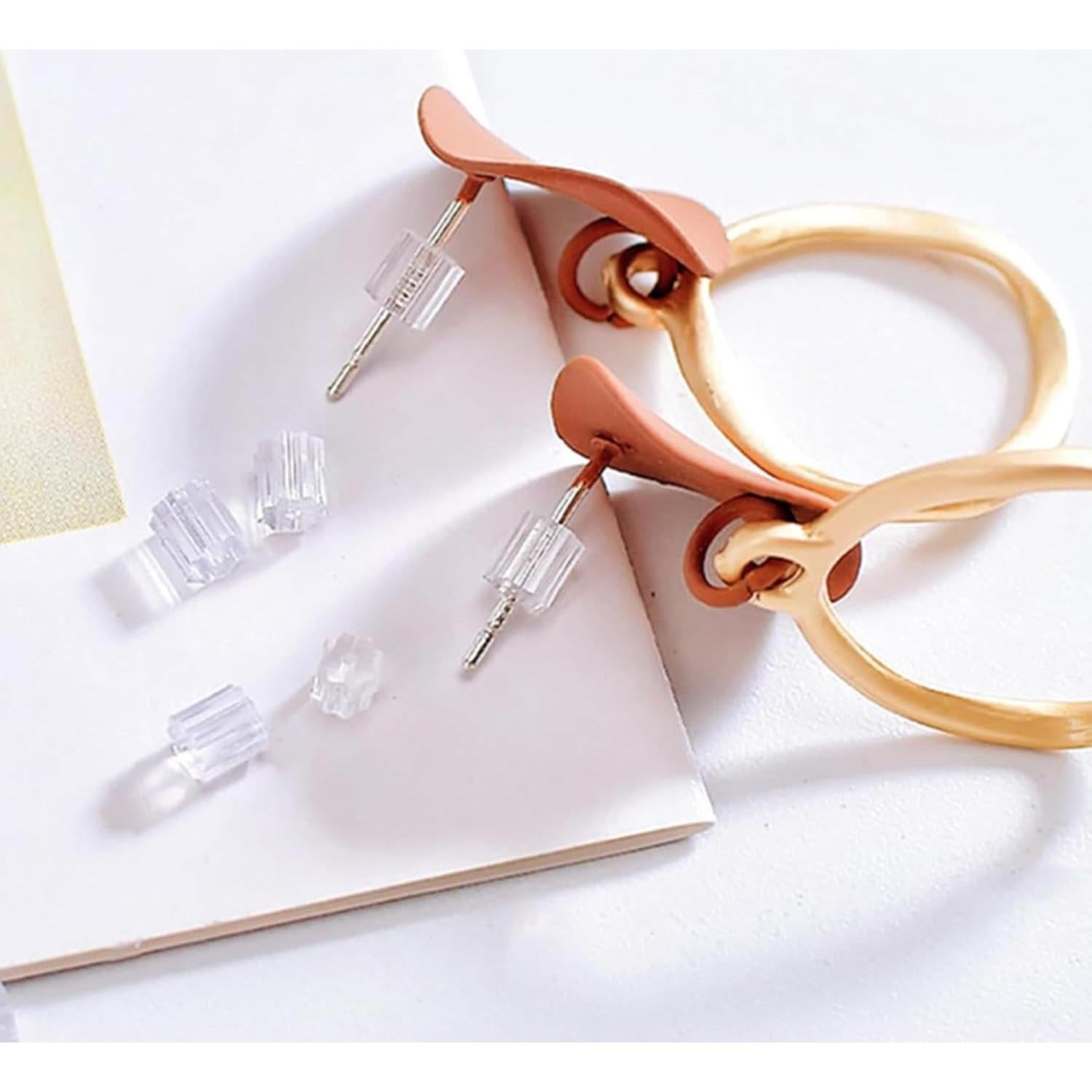 Tapones de Silicona Hipoalergénicos OwlkOrmy - 200 Pcs Transparentes