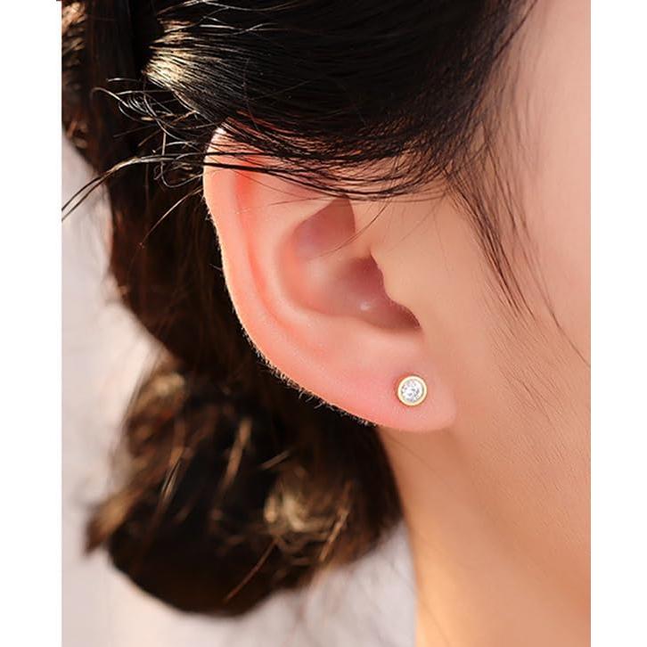 Kit de Perforación de Orejas AVYRING - 2 Pares, Acero Quirúrgico