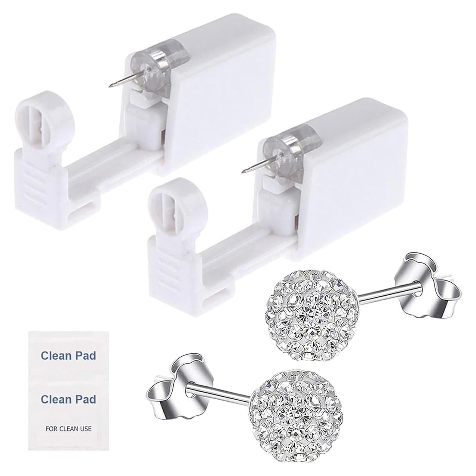 Kit de Perforación de Orejas Lyuxzad 6 Piezas con Pendientes