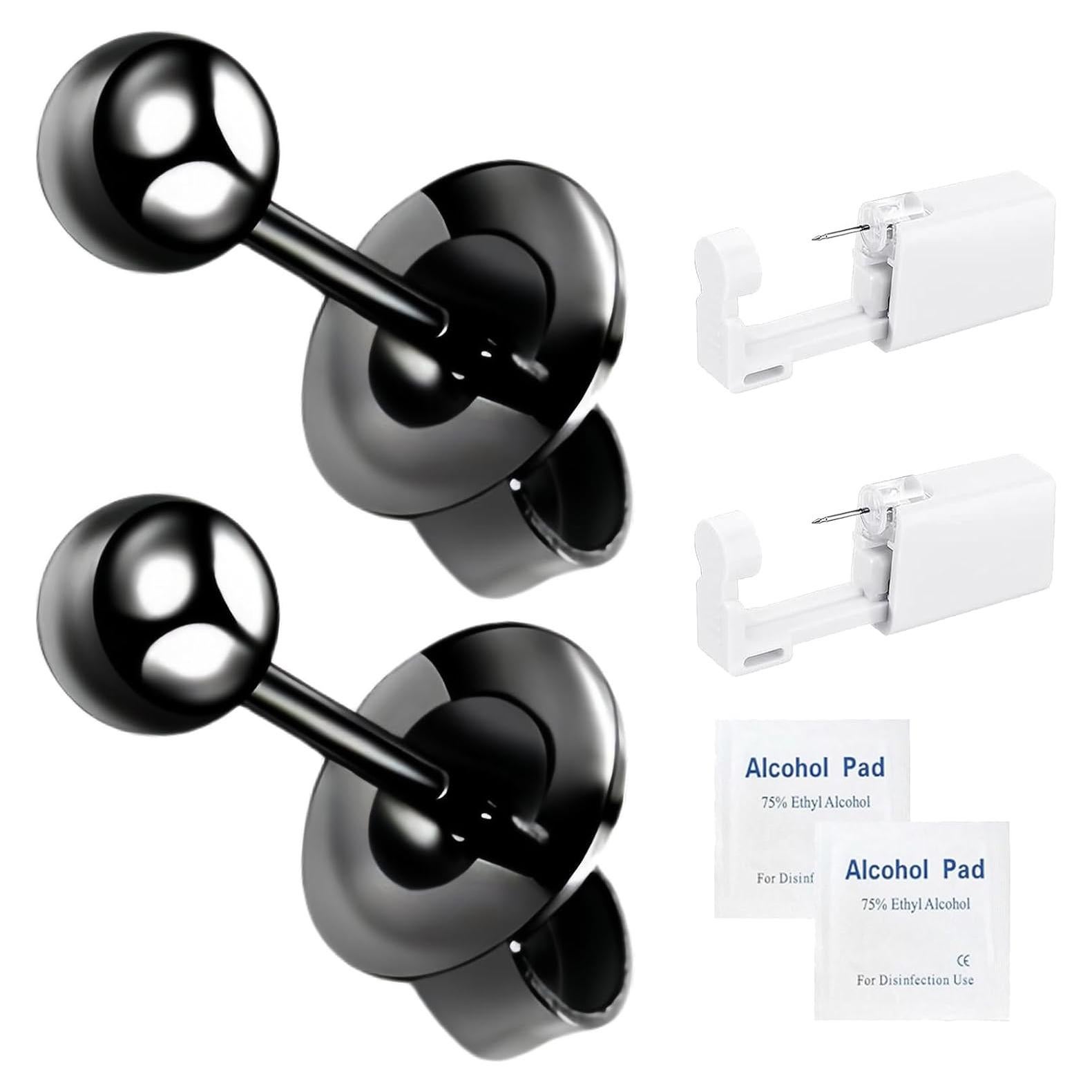 Kit de perforación de orejas 2 piezas - Pistola desechable 3mm