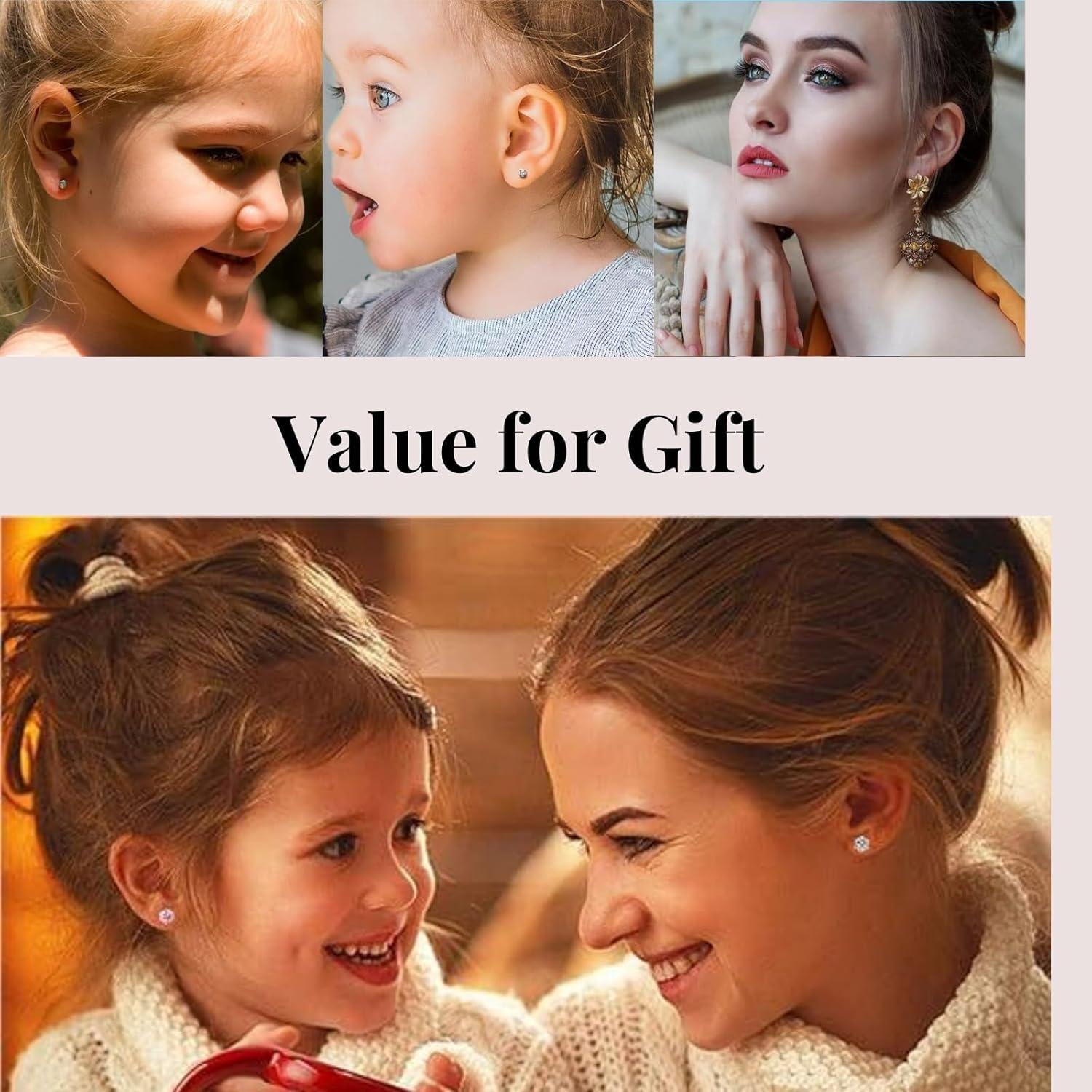 Kit de perforación de orejas 2 piezas - Pistola desechable 3mm