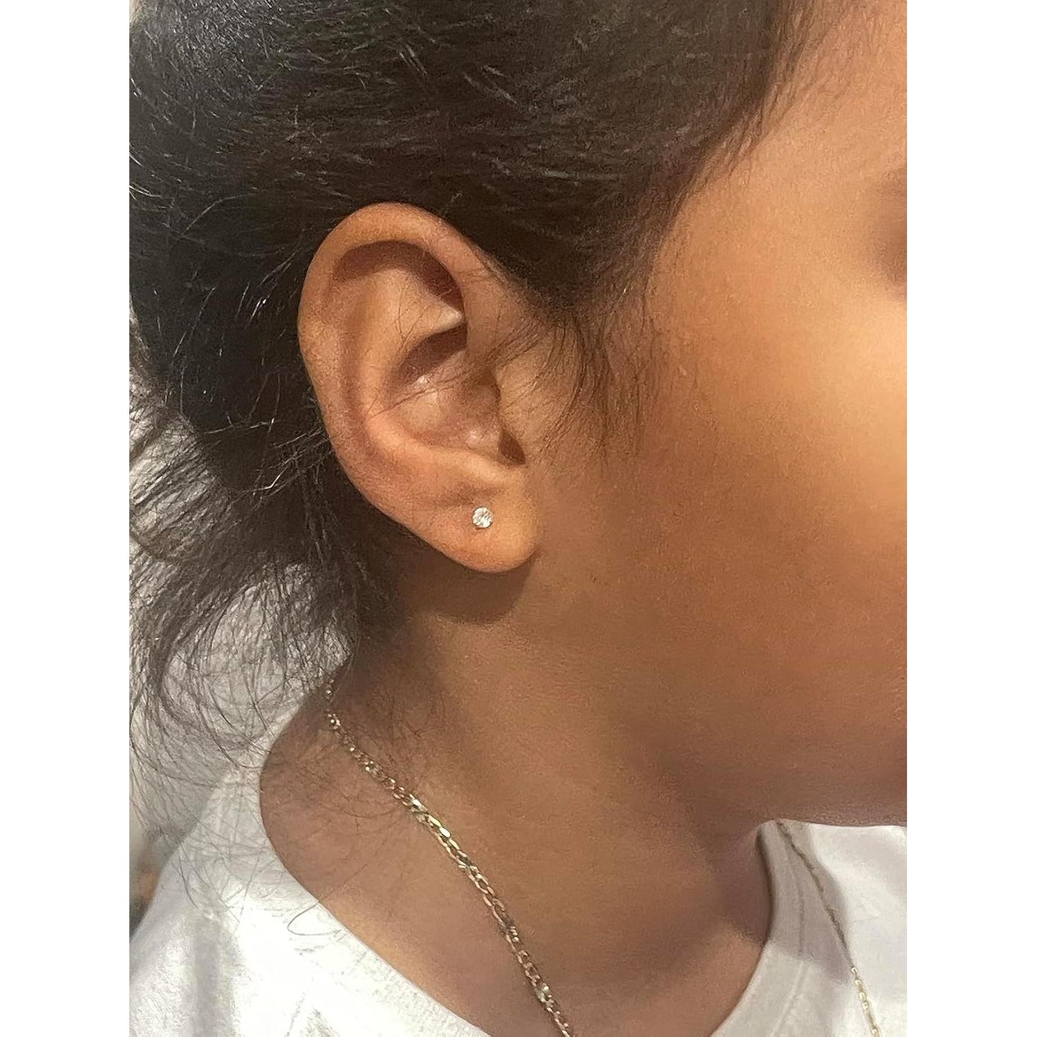 Kit de Perforación de Orejas AVYRING 20G Hipoalergénico Rosa