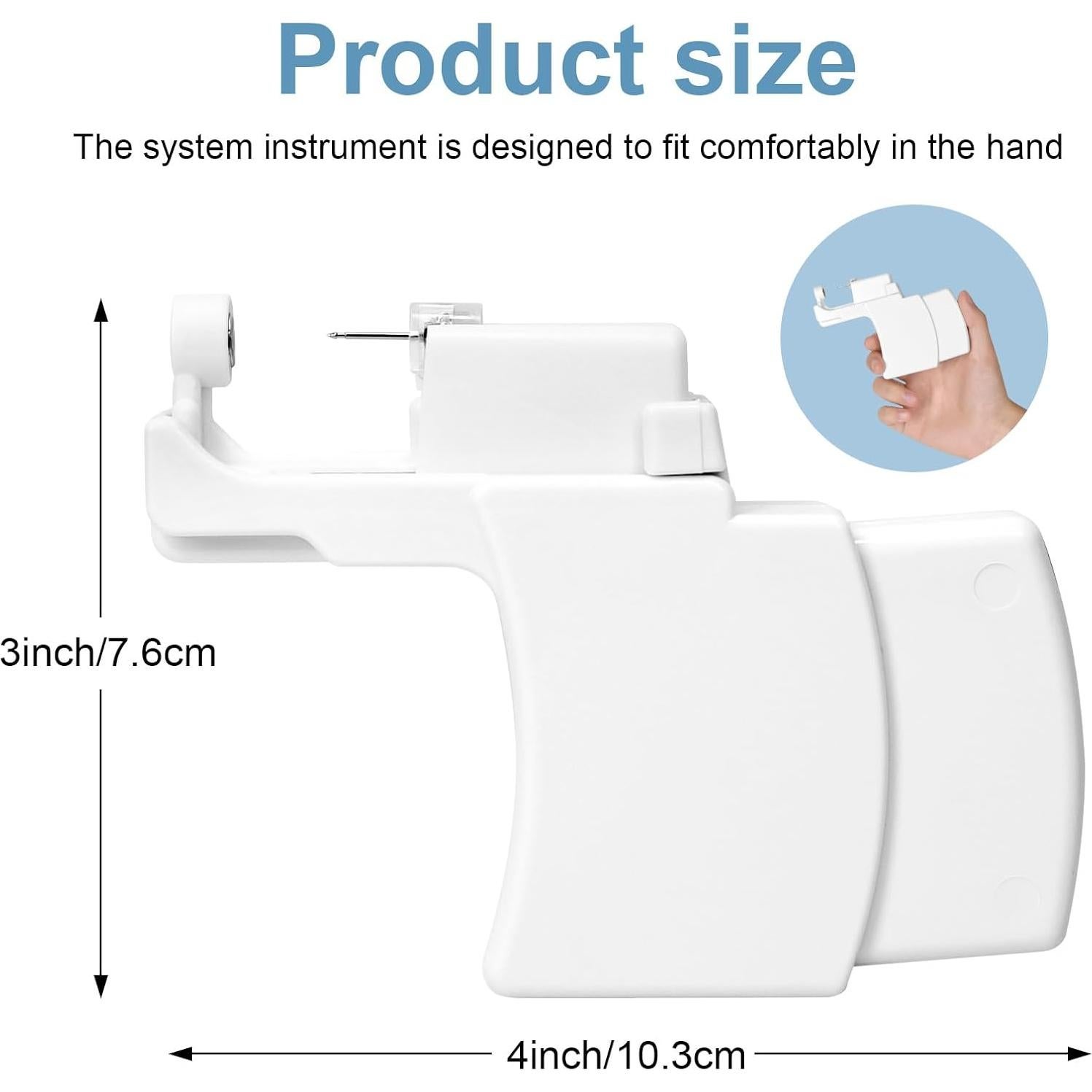 Pistola de Perforación de Orejas Reutilizable con Studs - Kit Profesional