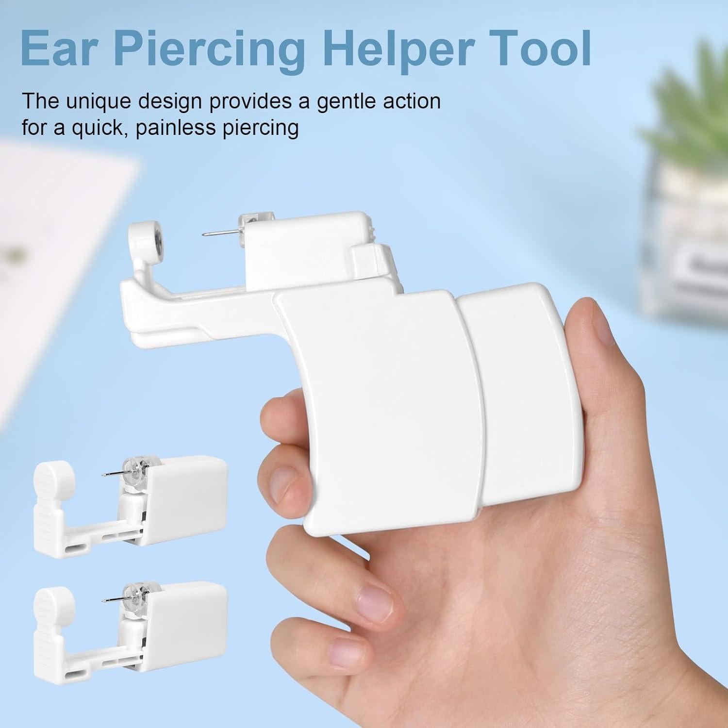 Pistola de Perforación de Orejas Reutilizable con Studs - Kit Profesional