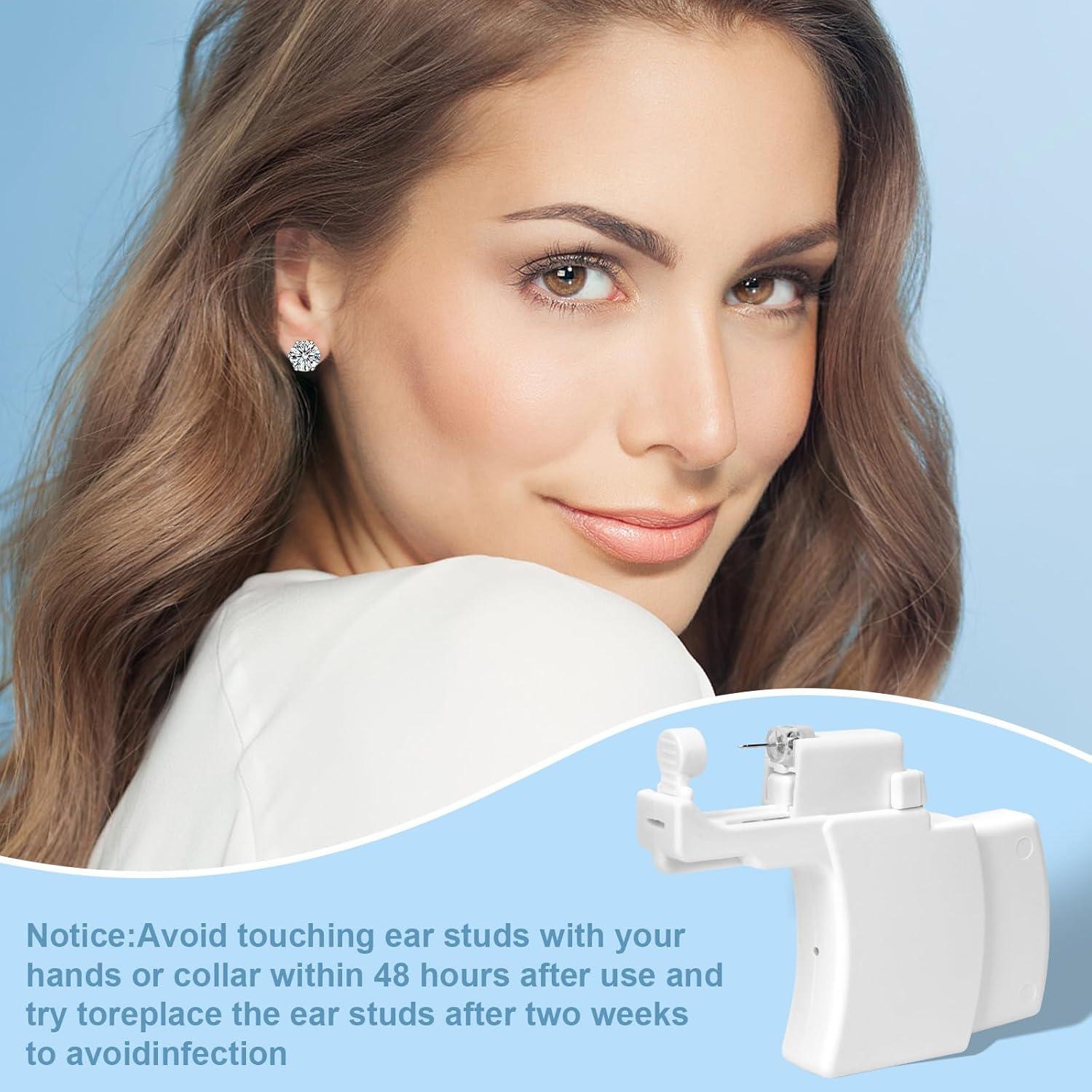 Pistola de Perforación de Orejas Reutilizable con Studs - Kit Profesional