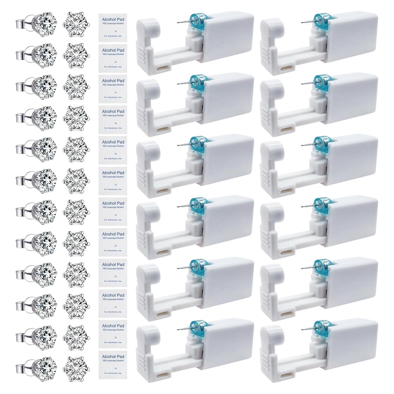 Kit de Perforación de Orejas Autdor 36Pcs - Incluye Pistolas y Studs