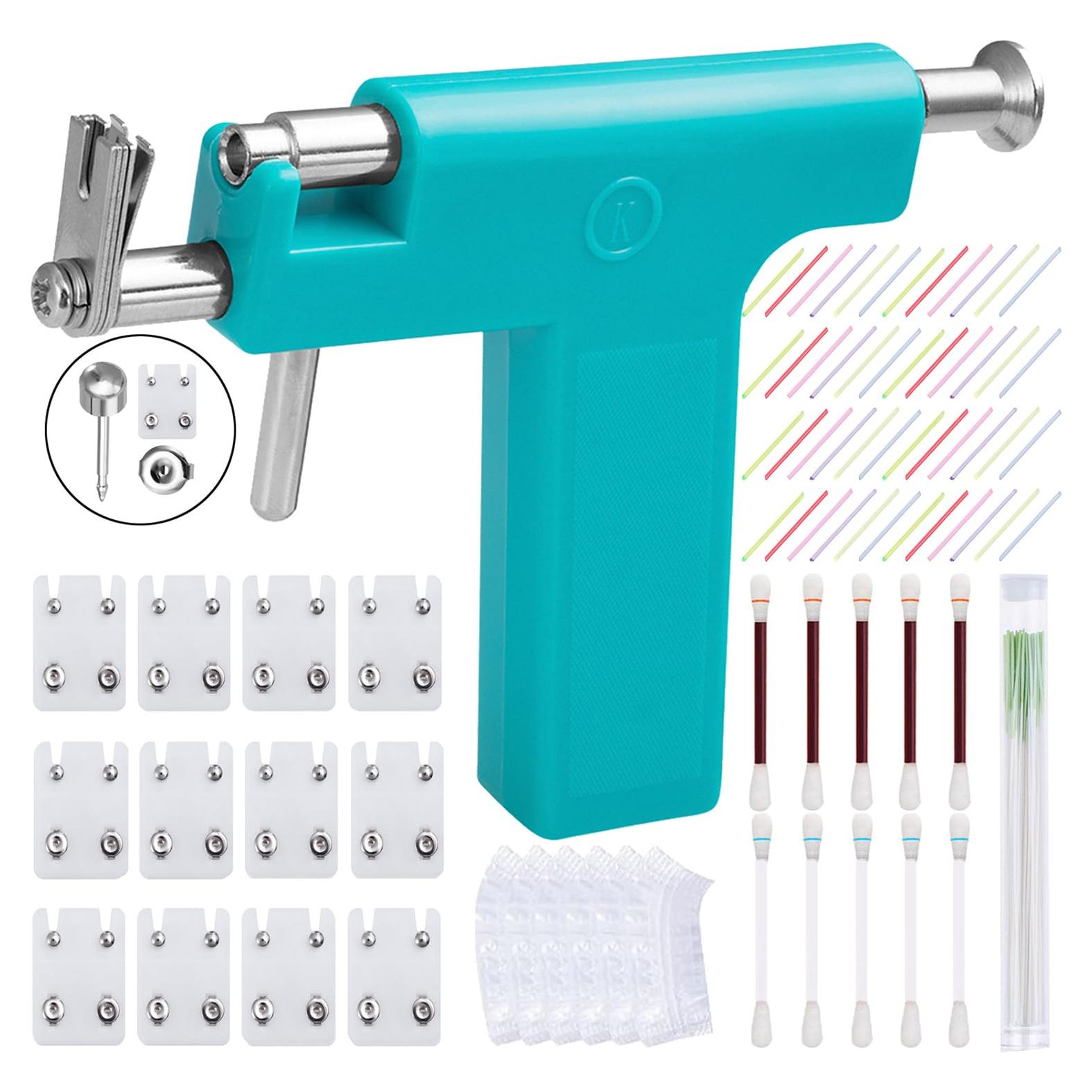 Kit Profesional de Perforación de Orejas HONGTU con 204 Piezas