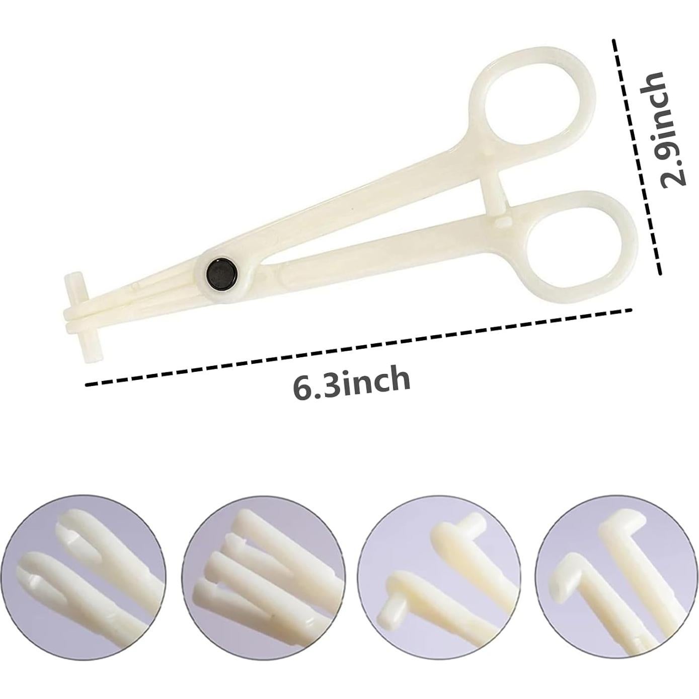 Kit de Piercing Corporal Yuelong 40pcs Agujas y Pinzas