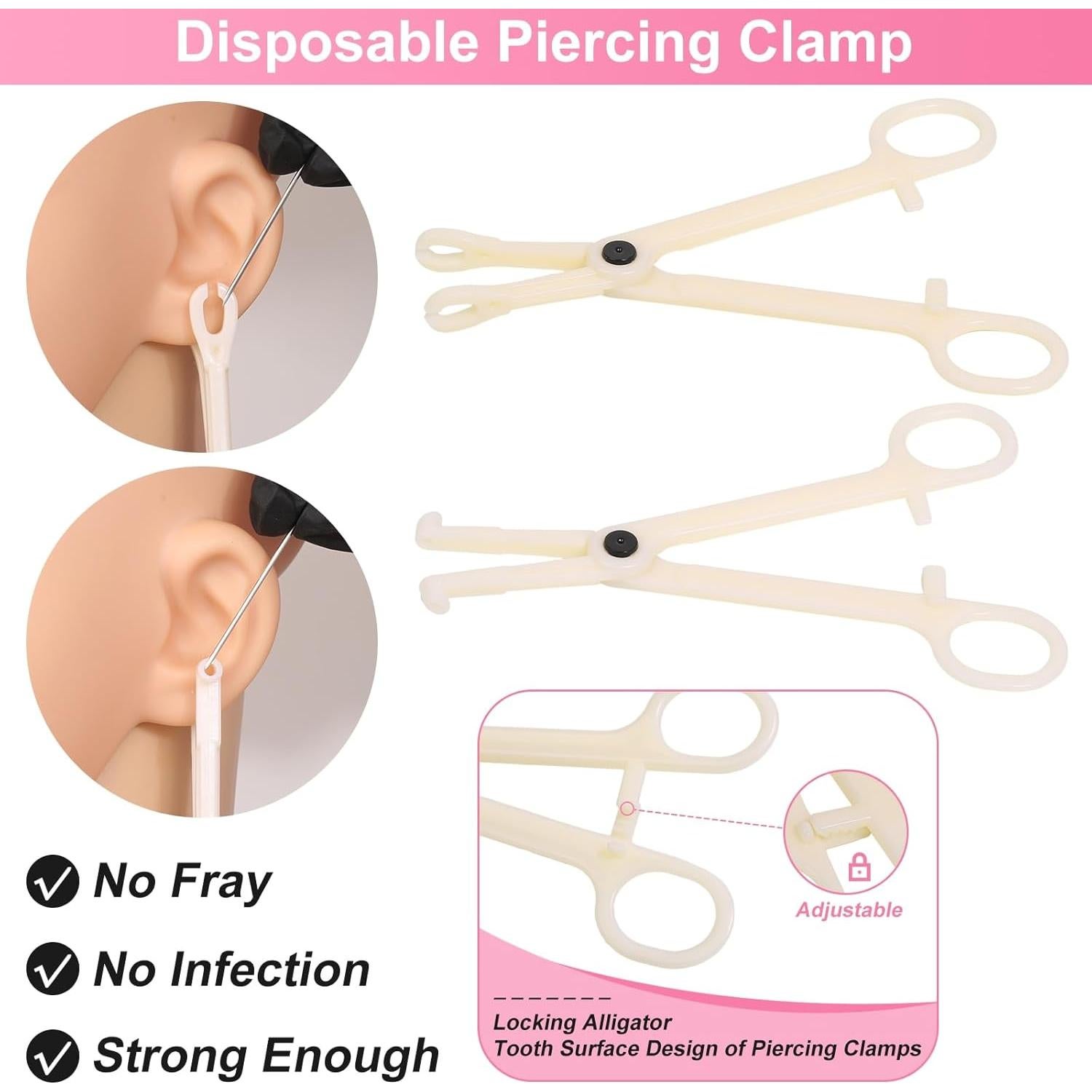 Kit de Perforación Corporal Evatage 164PCS con Agujas 14G-20G