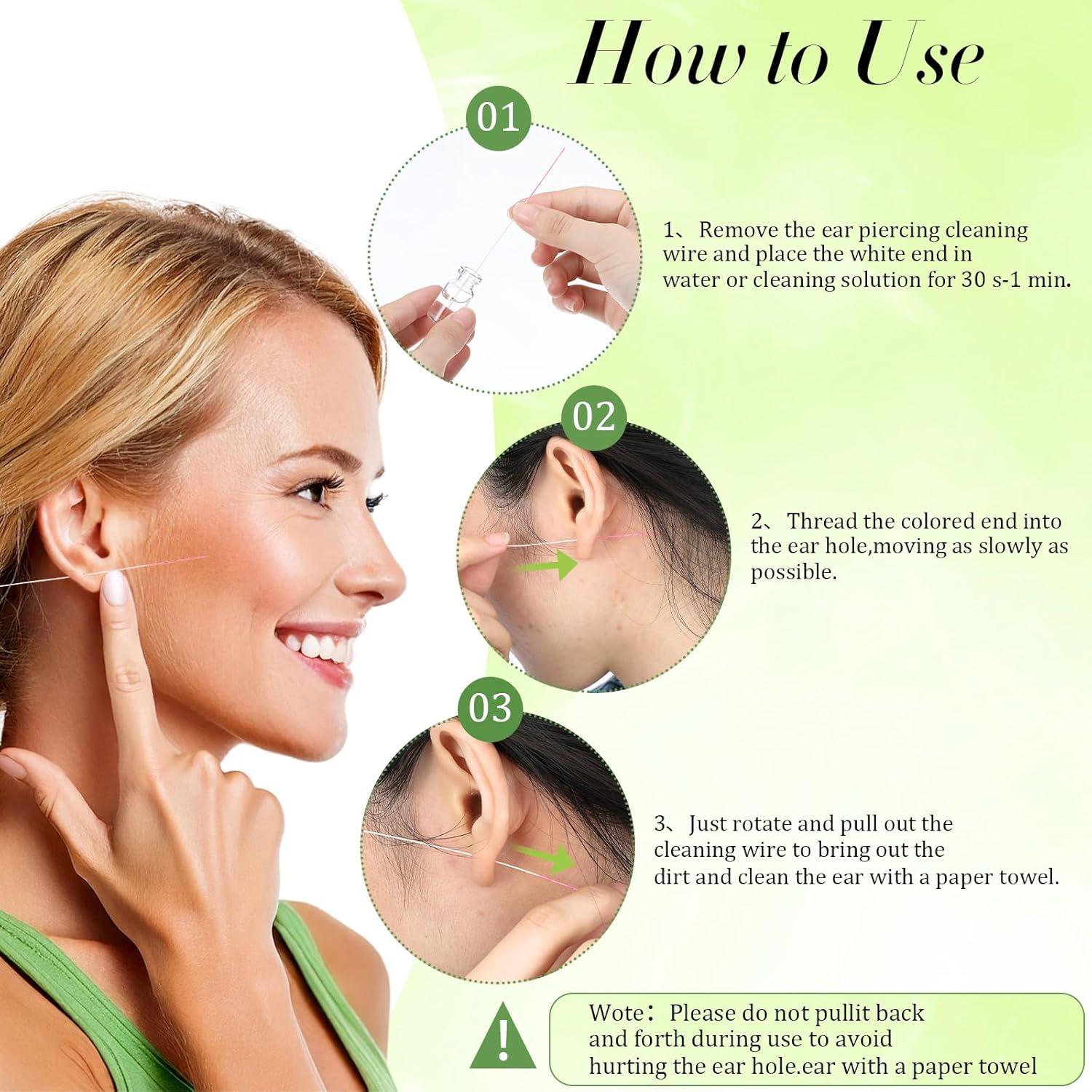 240 Limpiadores de Agujeros de Oído Oruola - 4 Colores