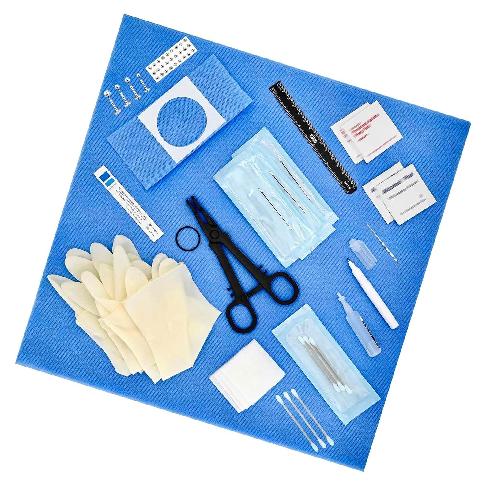 Kit de Piercing Estéril UAN 16G de Joyería de Titanio