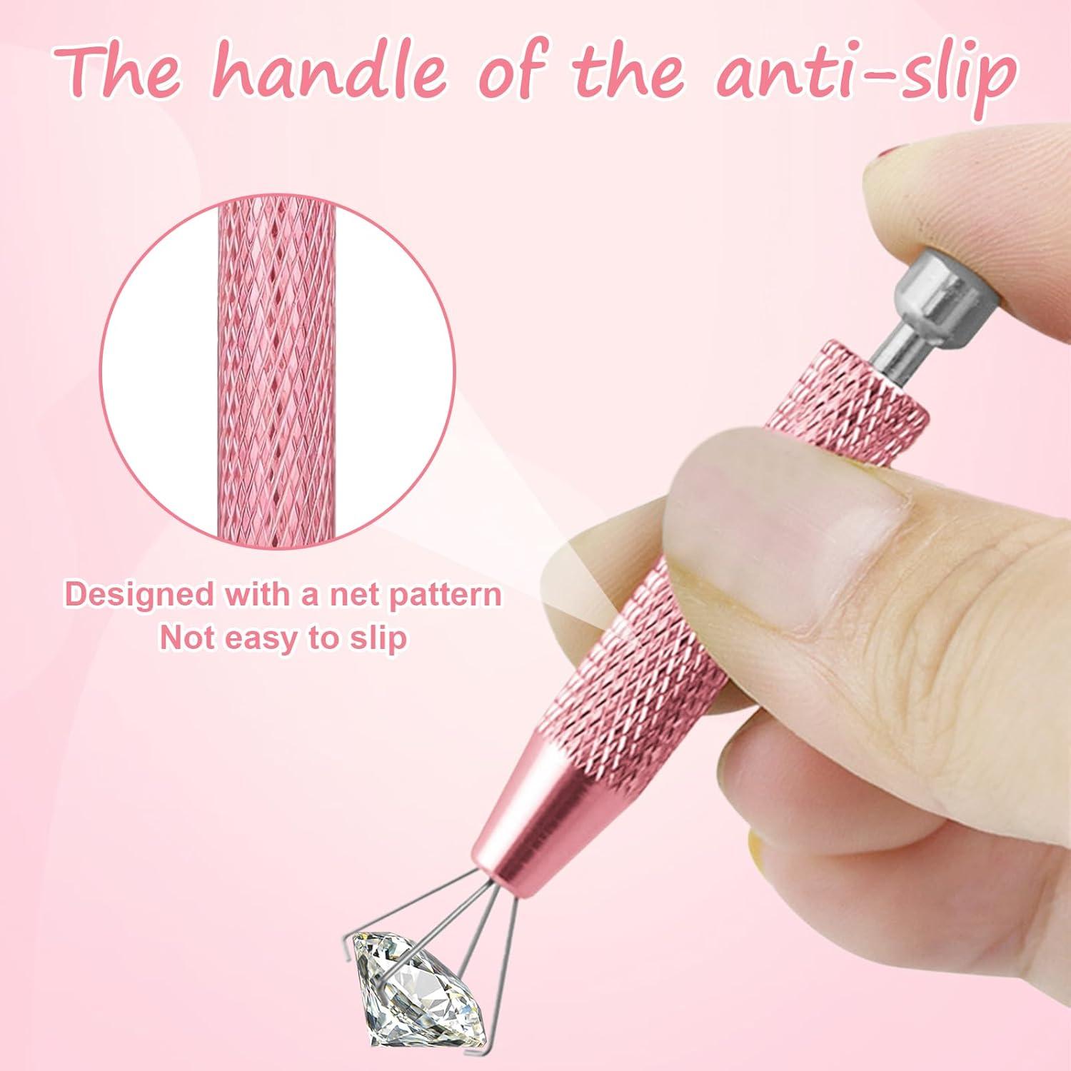 Juego de Herramientas para Agarrar Bolas de Piercing - Starfa Lab - 2 Piezas de Acero Inoxidable Rosa