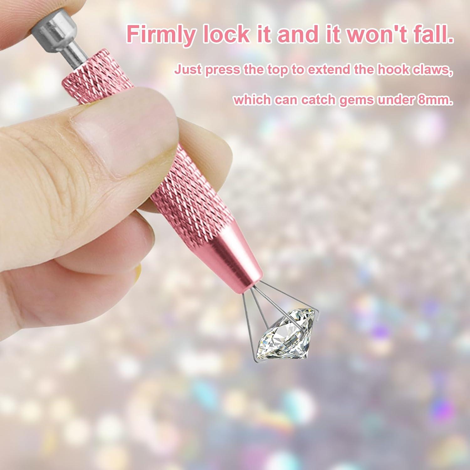 Juego de Herramientas para Agarrar Bolas de Piercing - Starfa Lab - 2 Piezas de Acero Inoxidable Rosa