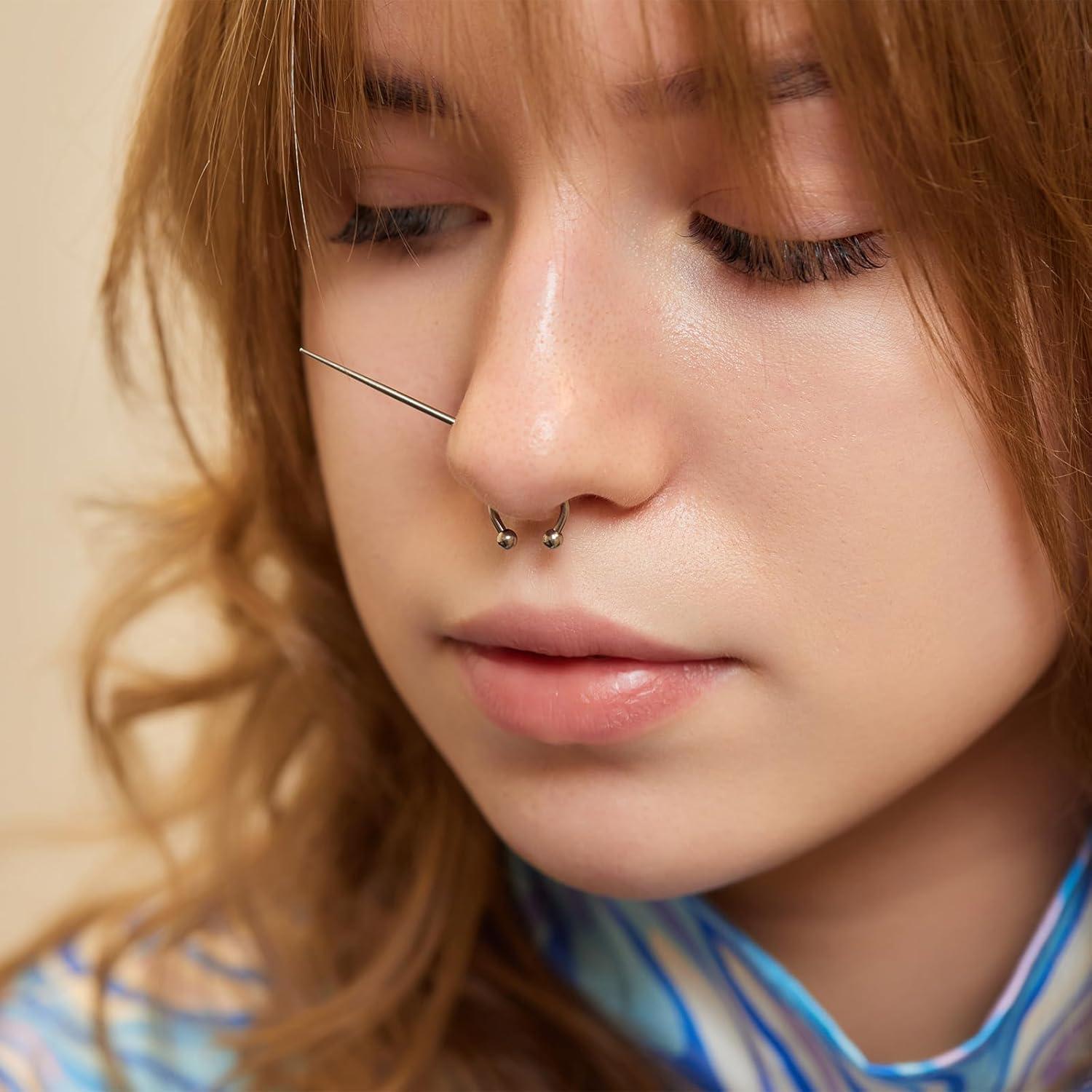 Kit de Herramientas de Cambio de Piercing 4Pcs G23 Titanio