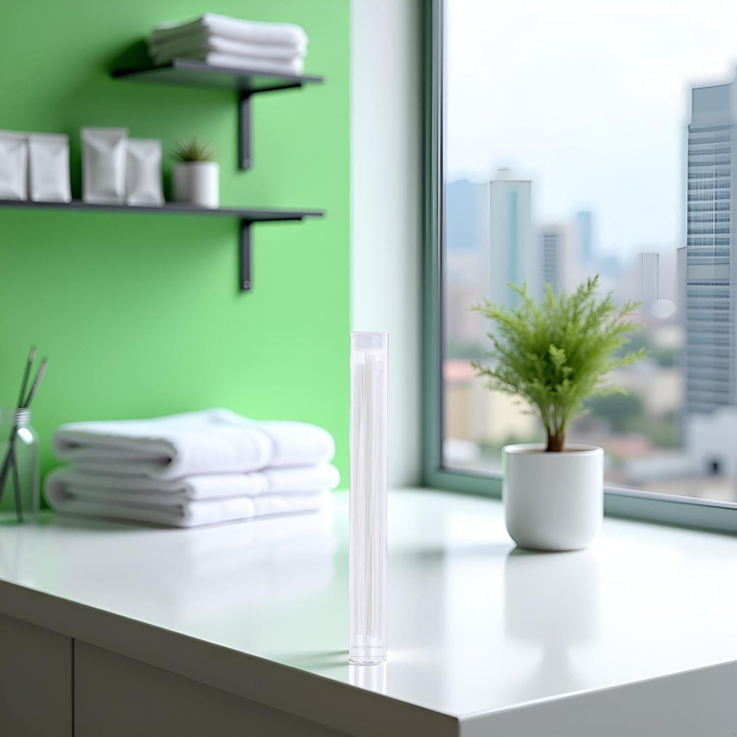 Limpiador de Piercing de Oreja BWESOO - Hilo de Limpieza Herbal