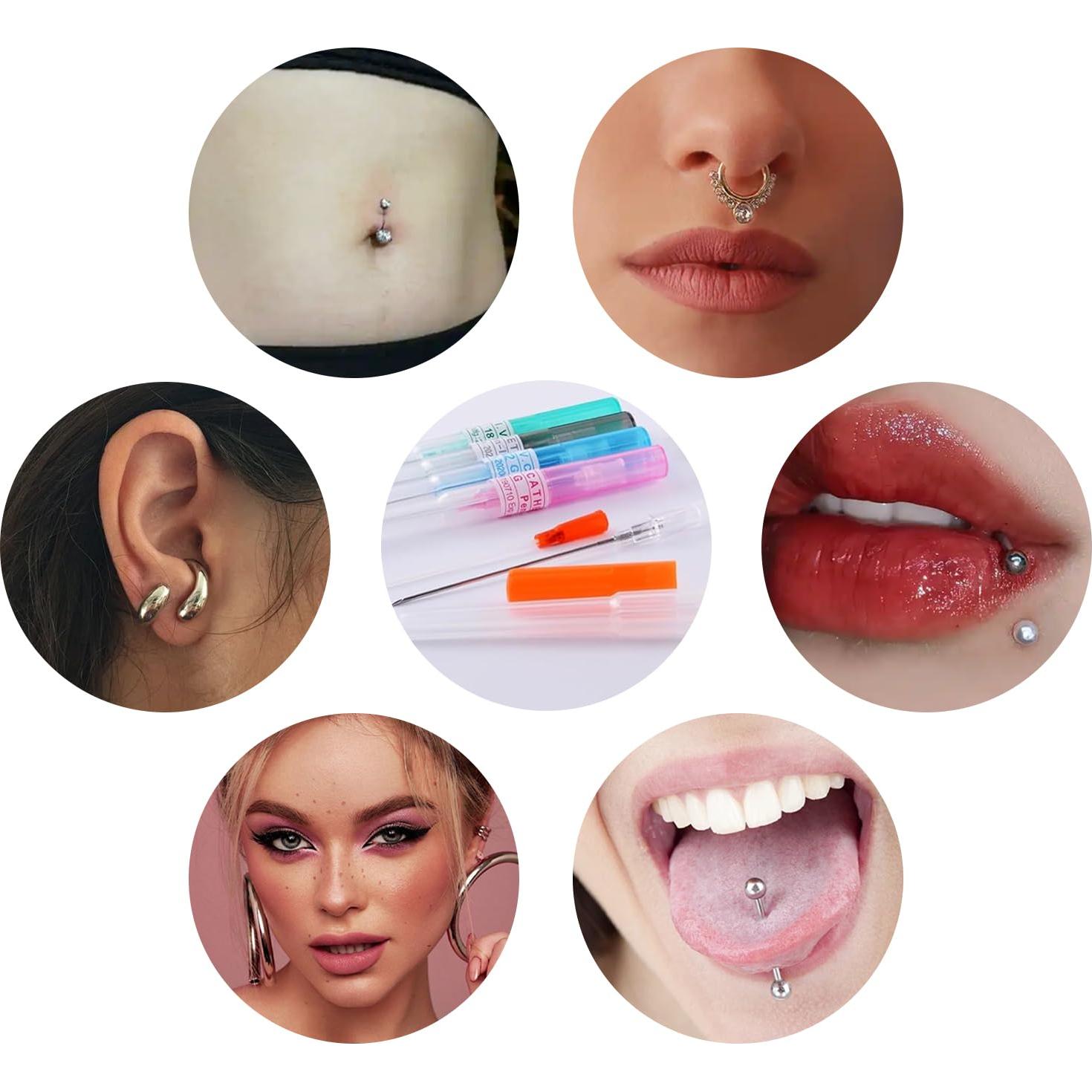 Kit de Catéter de Perforación Mixto 10 Piezas Prgislew 14G-22G