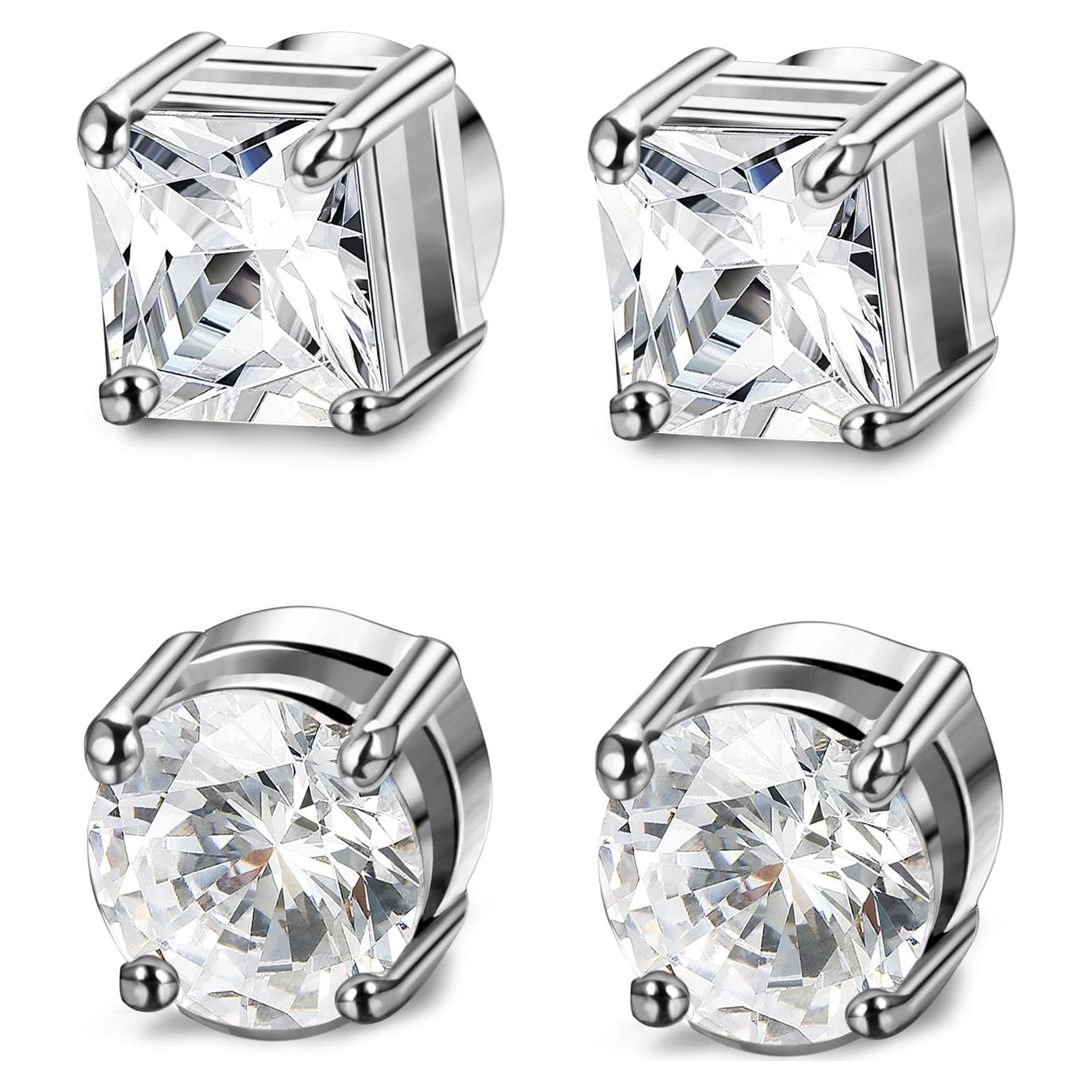 Pendientes Magnéticos No Perforadores JOERICA 4-6mm Acero Inoxidable