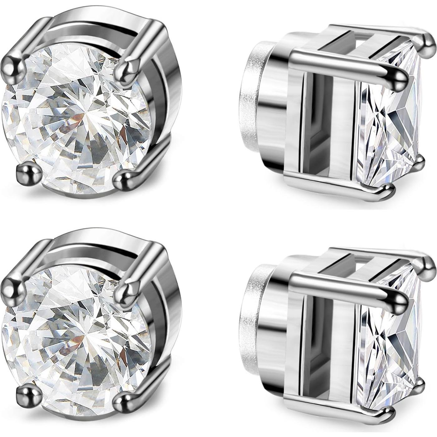 Pendientes Magnéticos No Perforadores JOERICA 4-6mm Acero Inoxidable