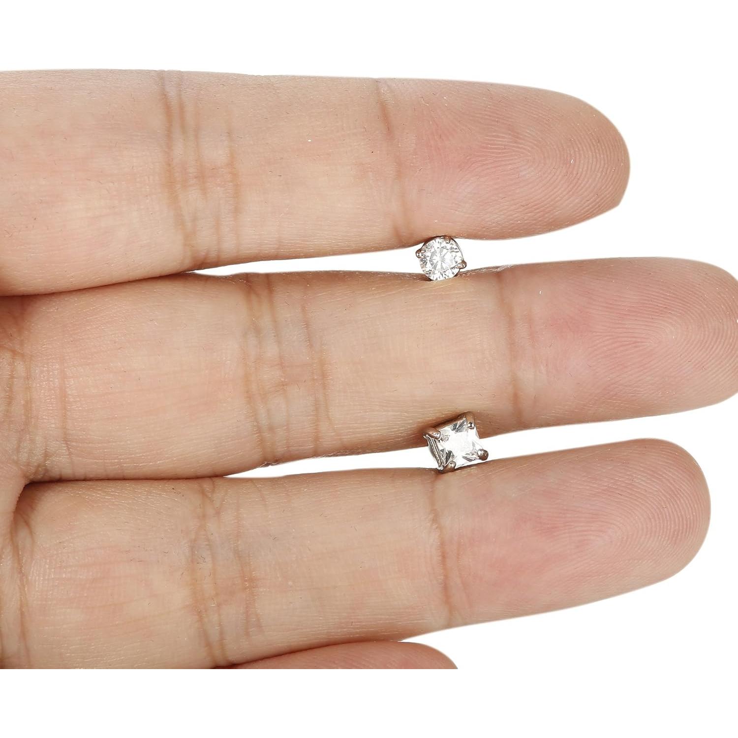 Pendientes Magnéticos No Perforadores JOERICA 4-6mm Acero Inoxidable