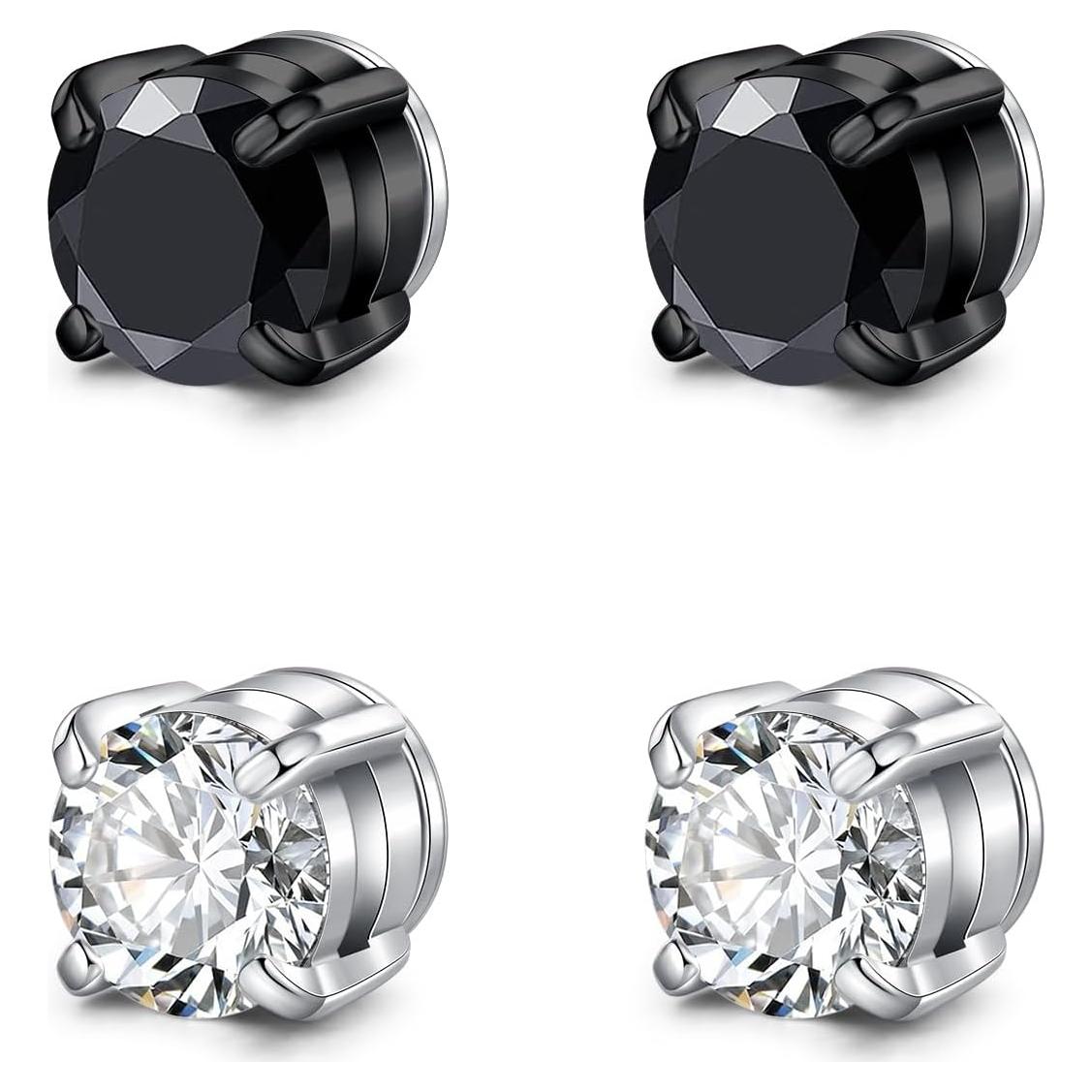 Pendientes Magnéticos Hipoalergénicos D.Bella 7mm Sin Perforación