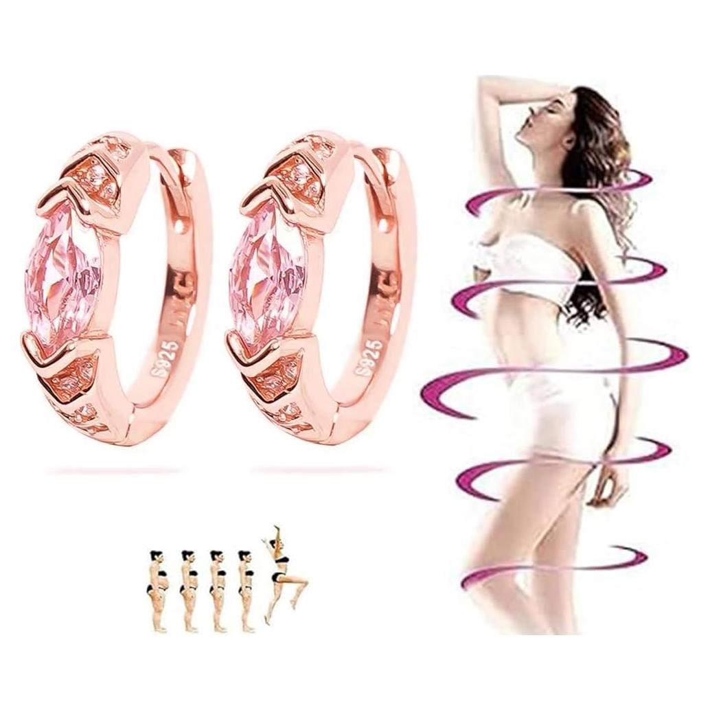 Pendientes de Aro de Drenaje Linfático Titanio Ion Lymphvity